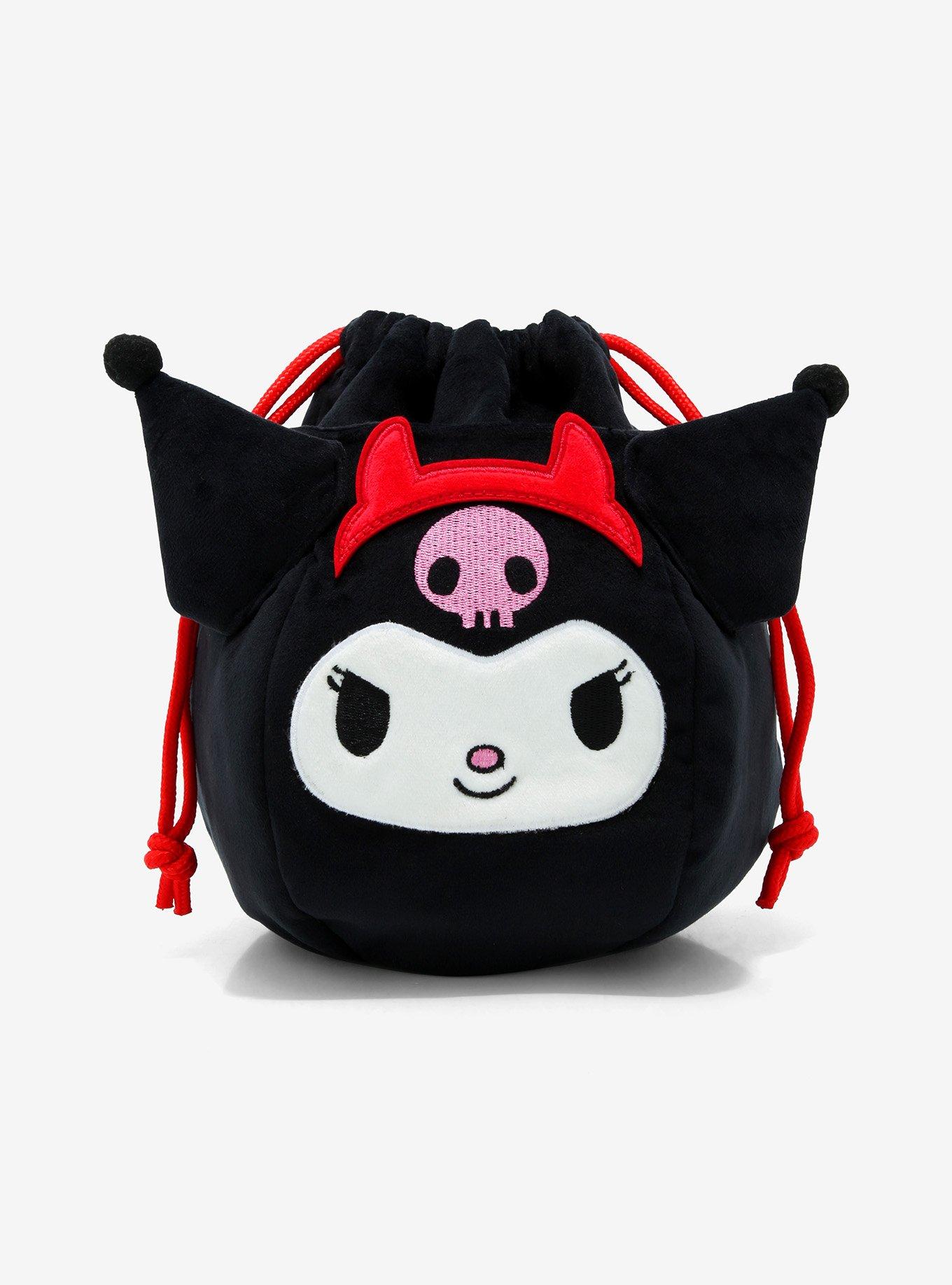 Kuromi Devil Drawstring Makeup Bag, , hi-res