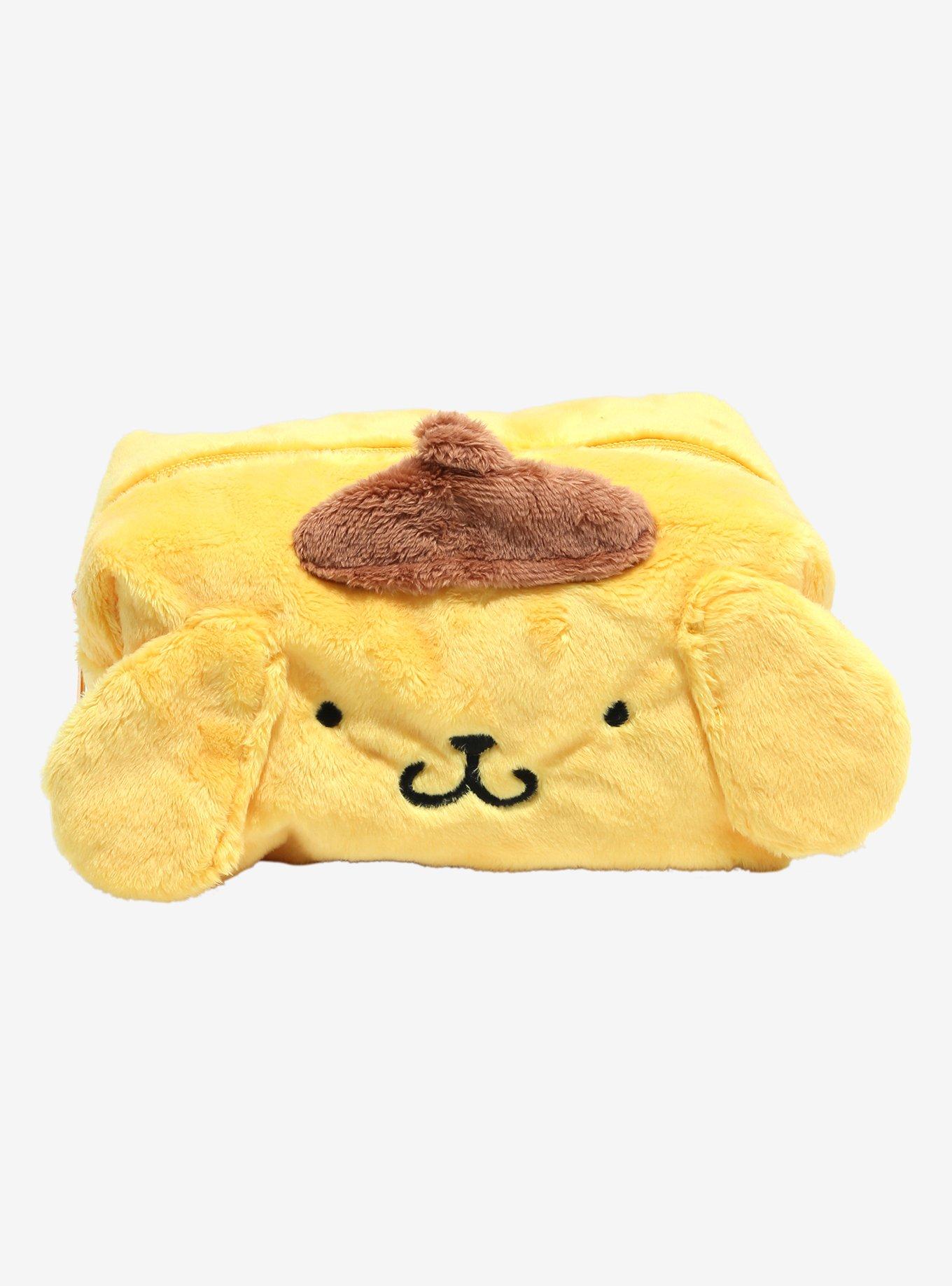 Pompompurin Fuzzy Figural Makeup Bag | Hot Topic