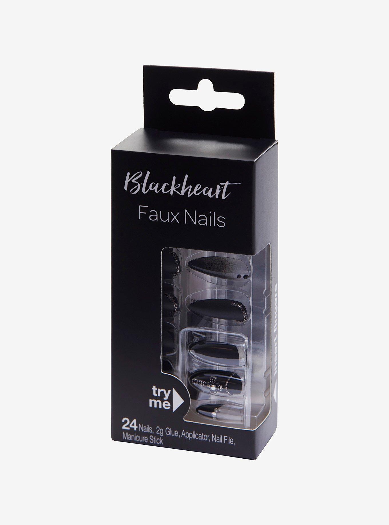 Blackheart Social Collision Faux Nail Set, , hi-res