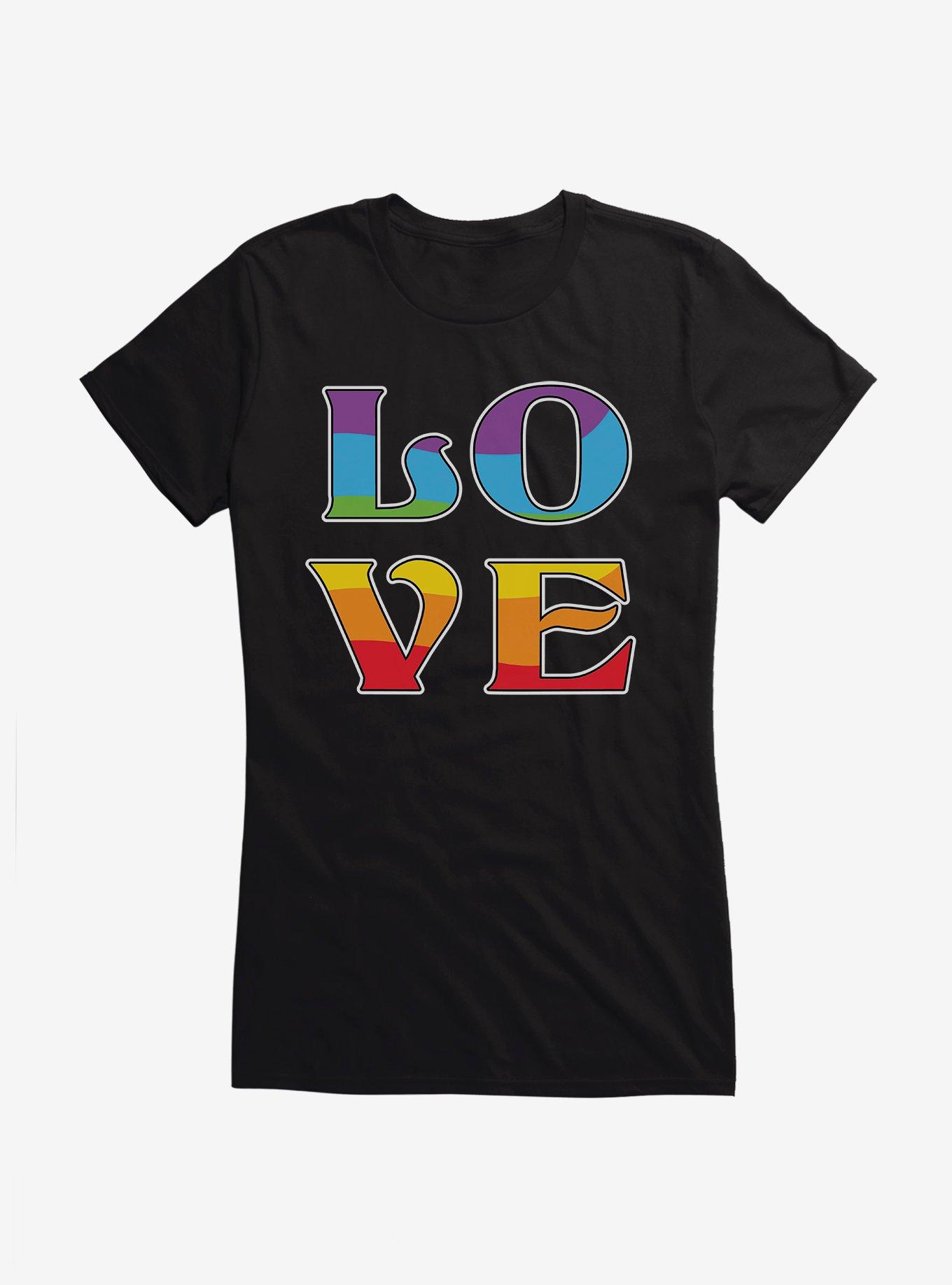 Pride Love Rainbow Girls T-Shirt, , hi-res