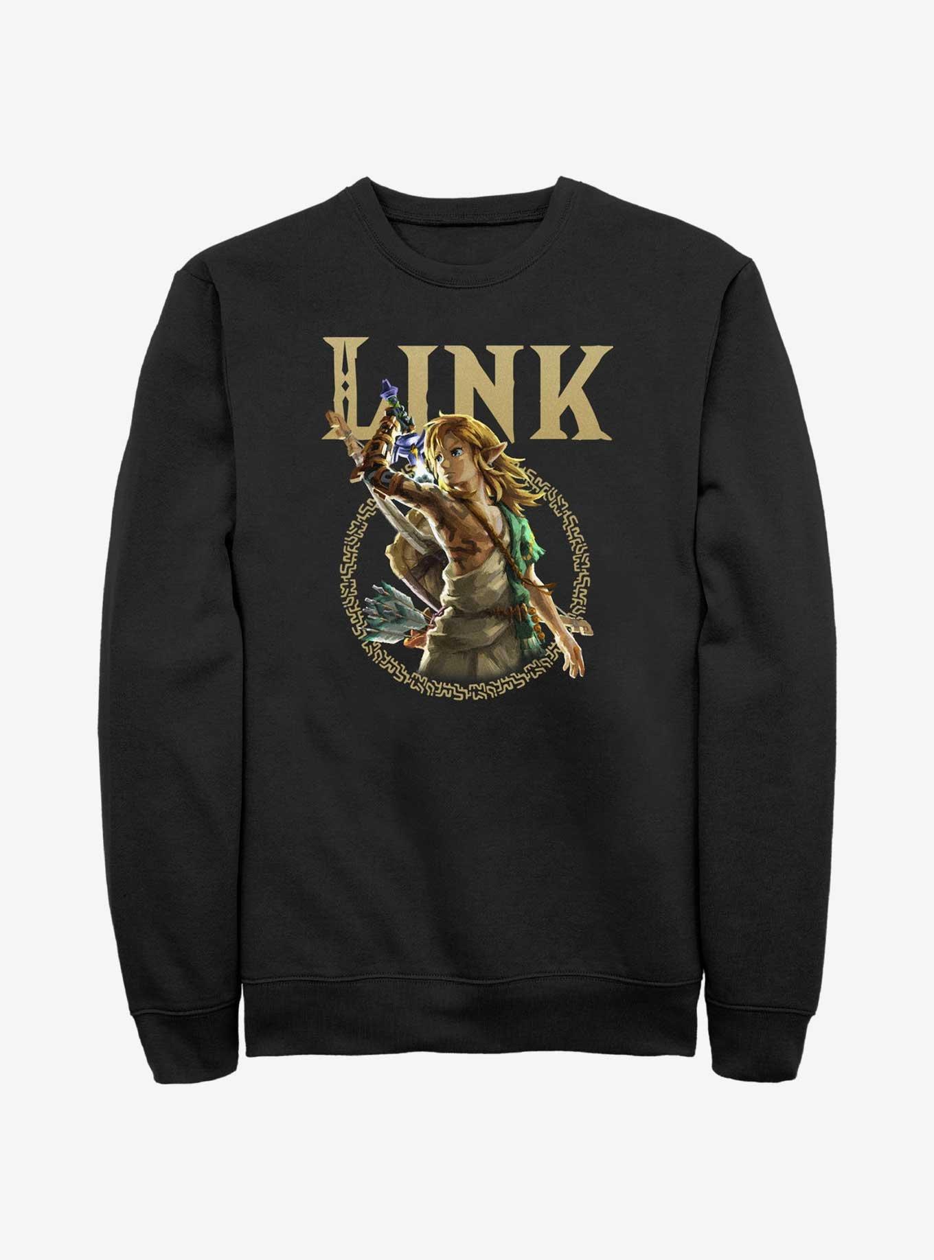 The Legend Of Zelda Tears Of The Kingdom Link Badge Sweatshirt