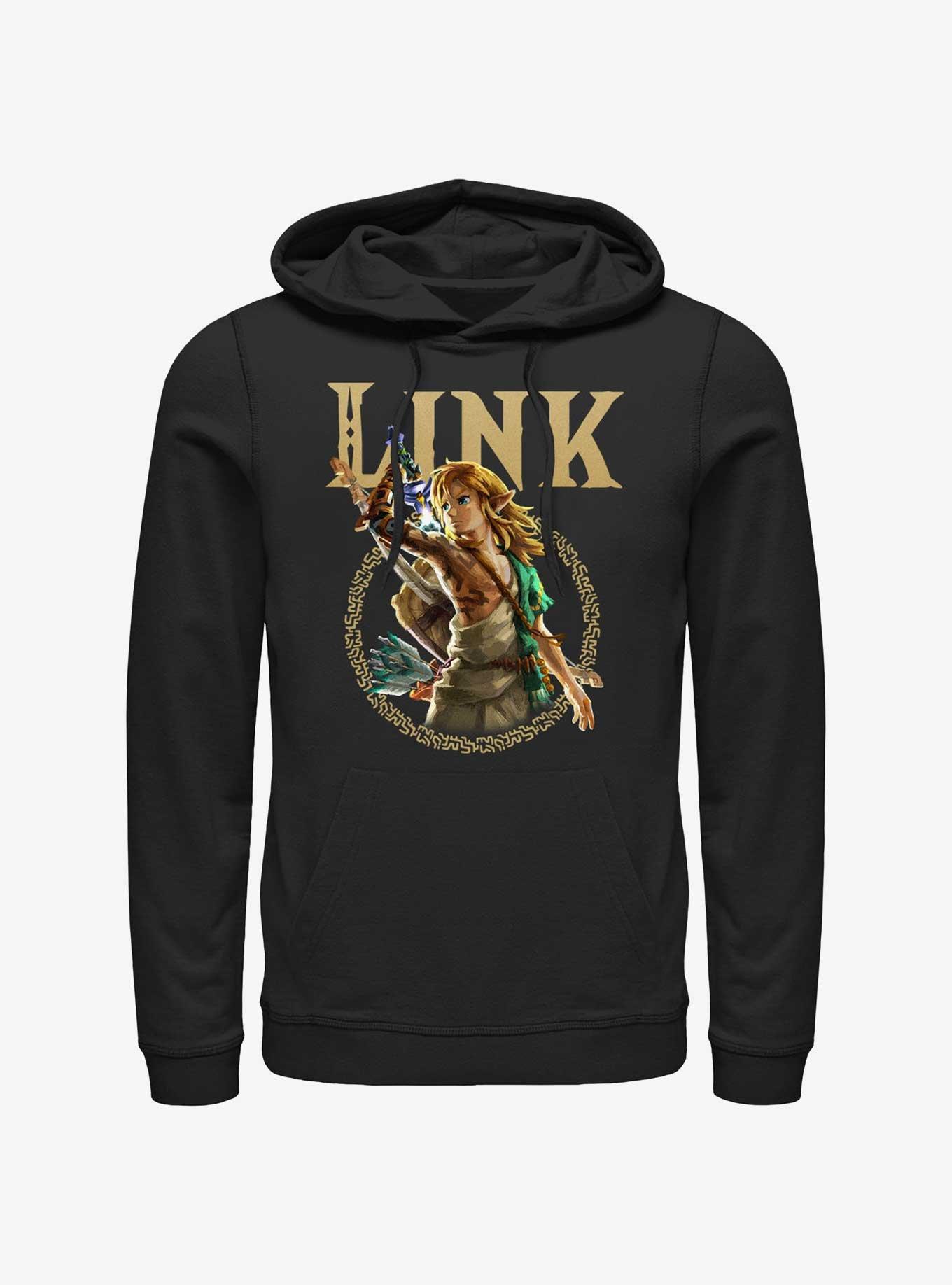 The Legend Of Zelda Tears Of The Kingdom Link Badge Hoodie, , hi-res