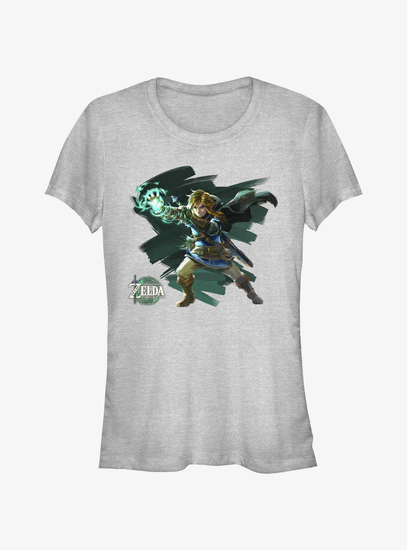 The Legend Of Zelda Tears Of The Kingdom Power Link Stance Girls T-Shirt, , hi-res