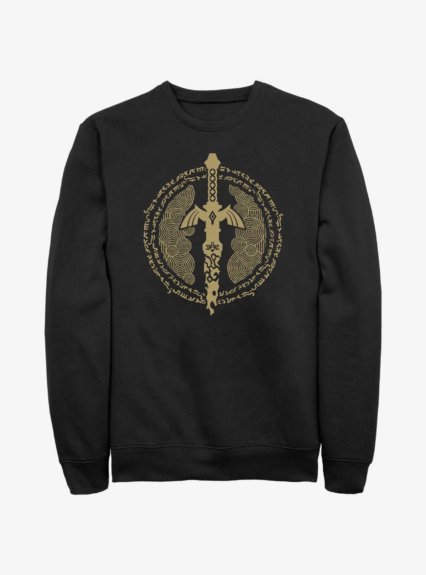 The Legend Of Zelda Tears Of The Kingdom Master Sword Icon Sweatshirt, , hi-res