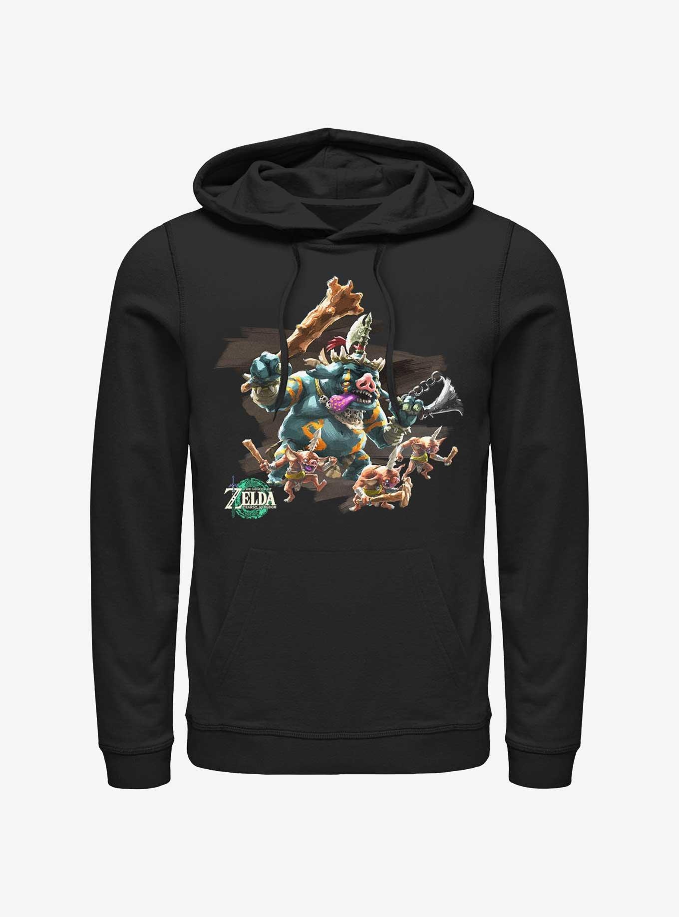 The Legend Of Zelda Tears Of The Kingdom Boss Bokoblin Hoodie, BLACK, hi-res