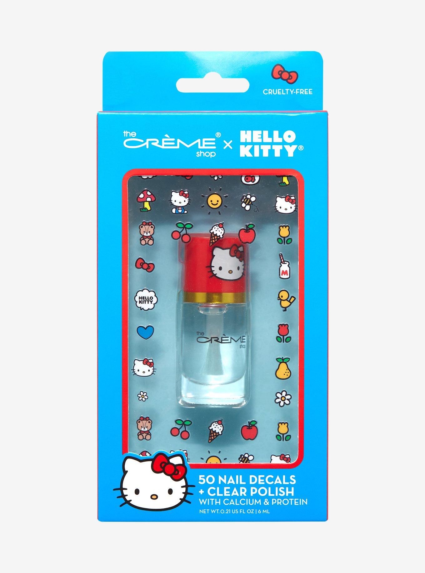 The Creme Shop Hello Kitty Nail Decals & Clear Polish, , hi-res