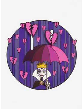 Loungefly Disney Villains Evil Queen Broken Hearts Enamel Pin, , hi-res