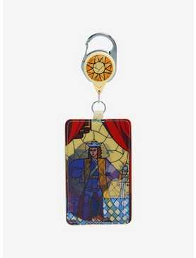 Loungefly Disney Beauty and the Beast Lenticular Retractable Lanyard, , hi-res