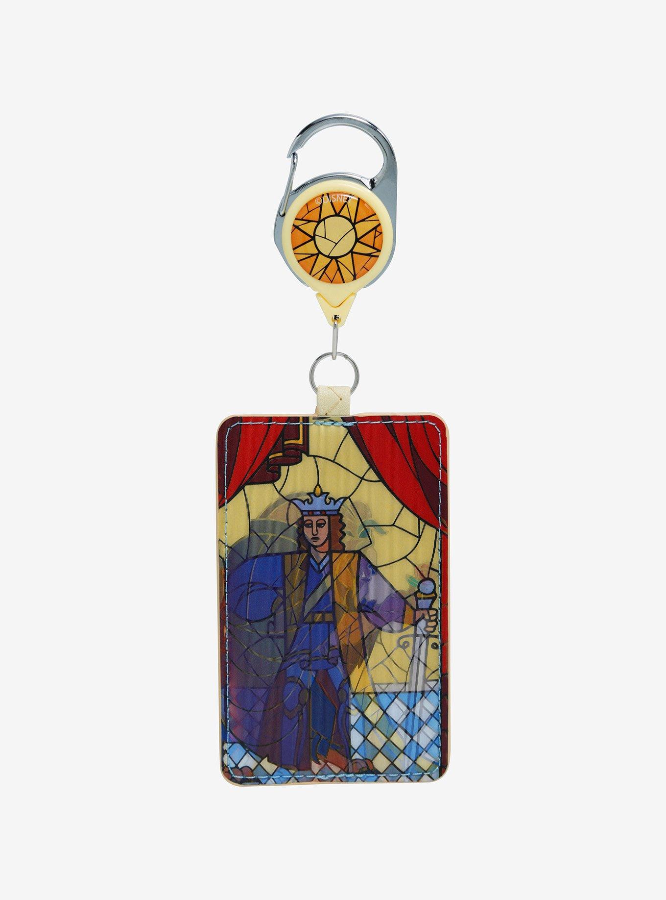 Loungefly Disney Beauty and the Beast Lenticular Retractable Lanyard ...