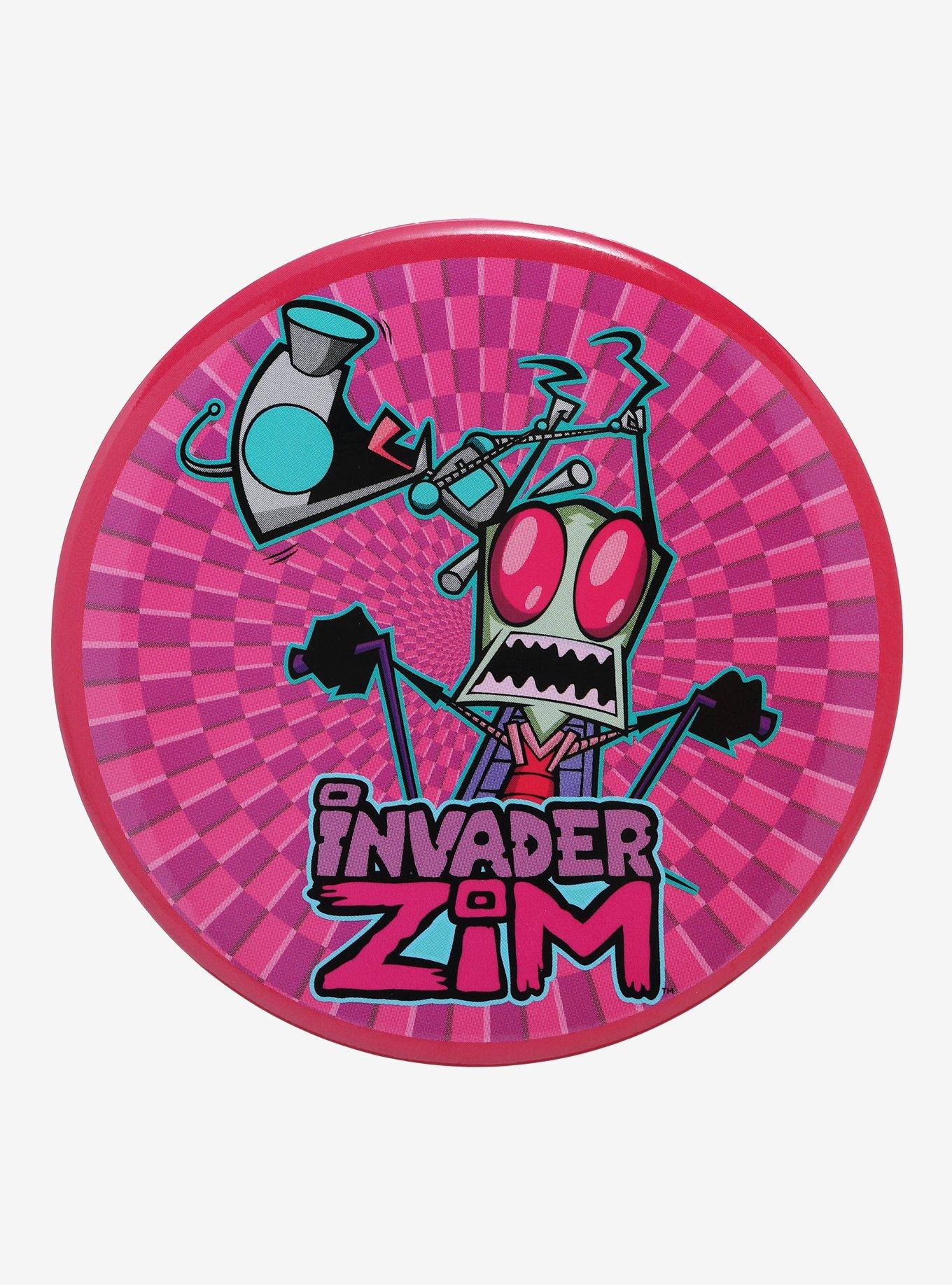 Invader Zim GIR & Zim 3 Inch Button, , hi-res