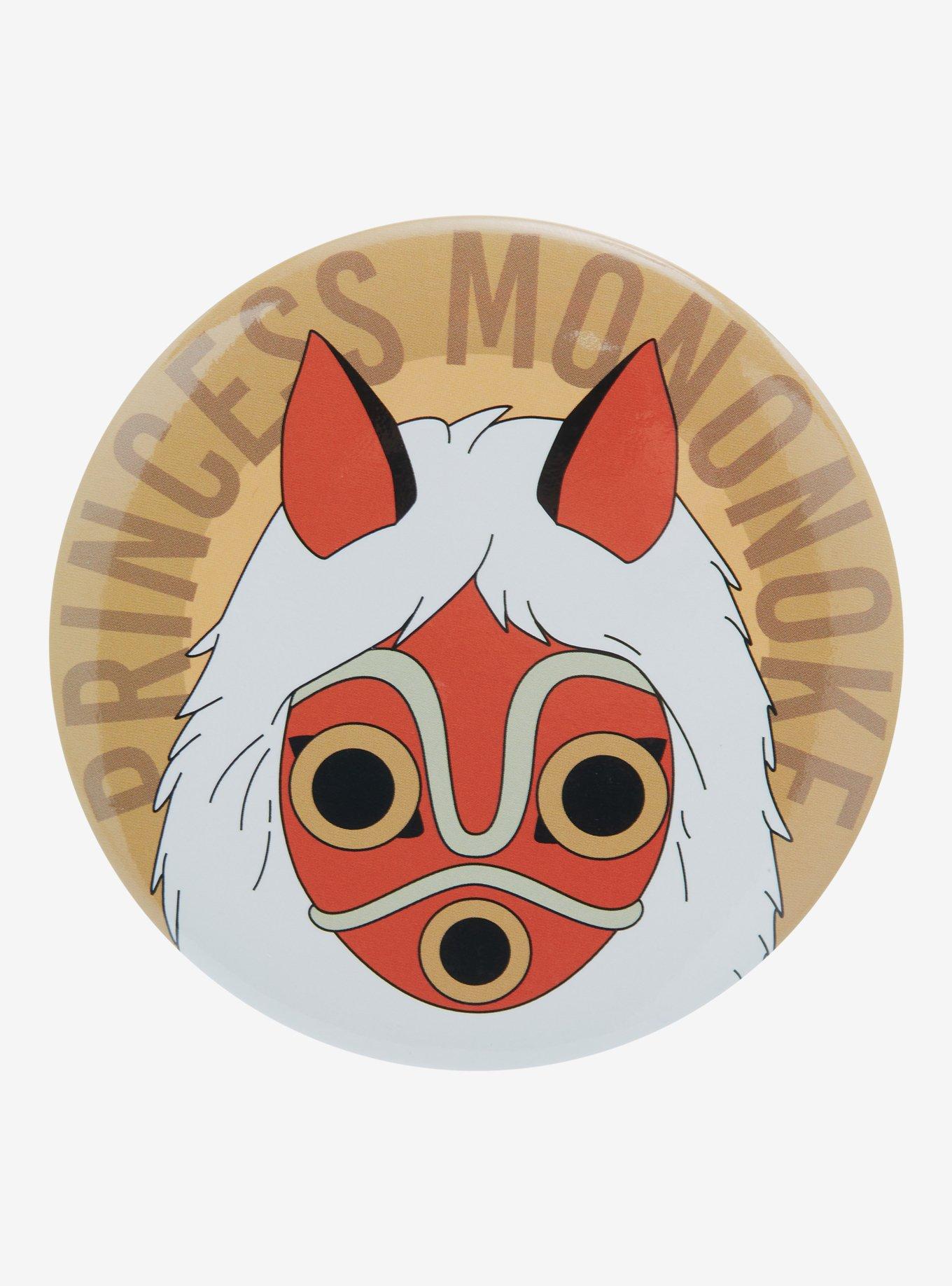 Studio Ghibli Princess Mononoke Name 3 Inch Button, , hi-res