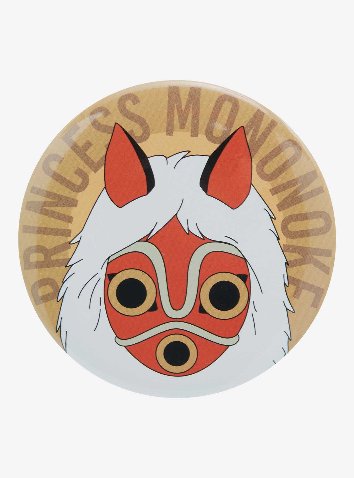 Studio Ghibli Princess Mononoke Name 3 Inch Button, , hi-res