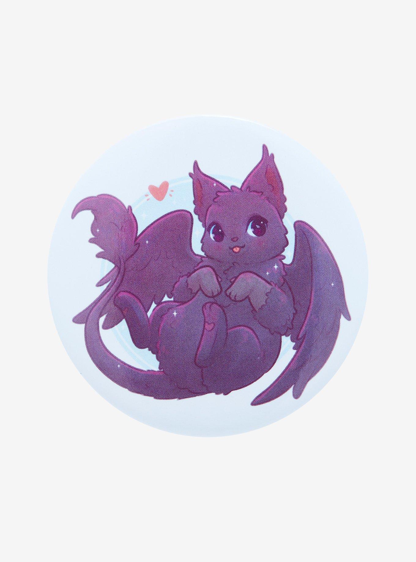 Cat Bat 3 Inch Button, , hi-res