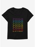 Pride All Day Everyday Womens T-Shirt Plus Size, BLACK, hi-res
