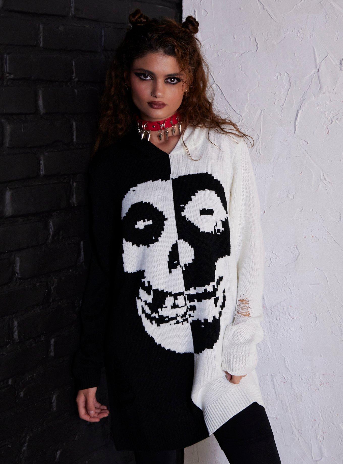 Skull cheap sweater dress