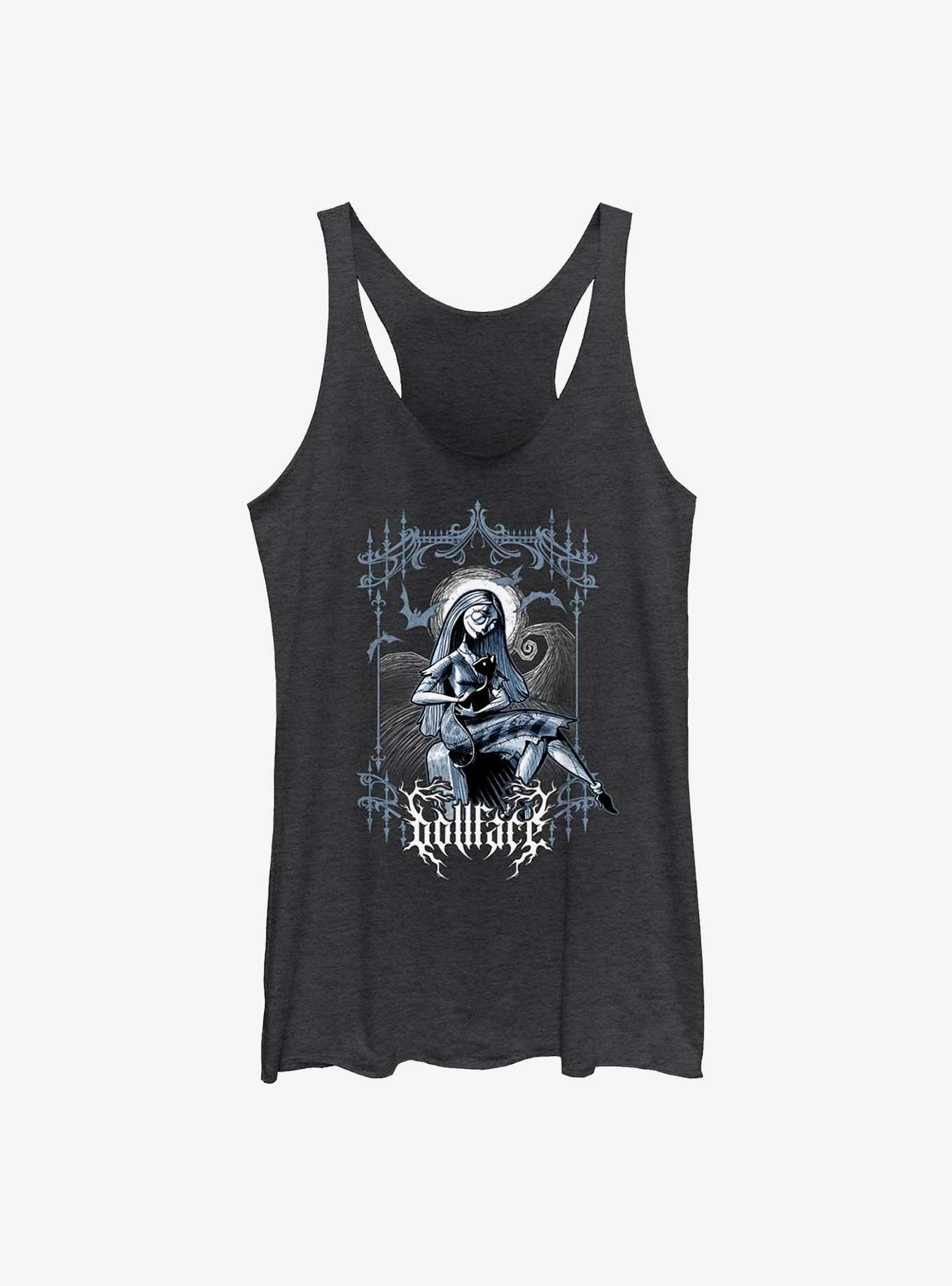 Disney The Nightmare Before Christmas Sally Dollface Goth Womens Tank Top, , hi-res