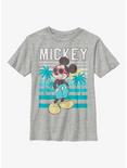 Disney Mickey Mouse Beach Vacation Youth T-Shirt, ATH HTR, hi-res