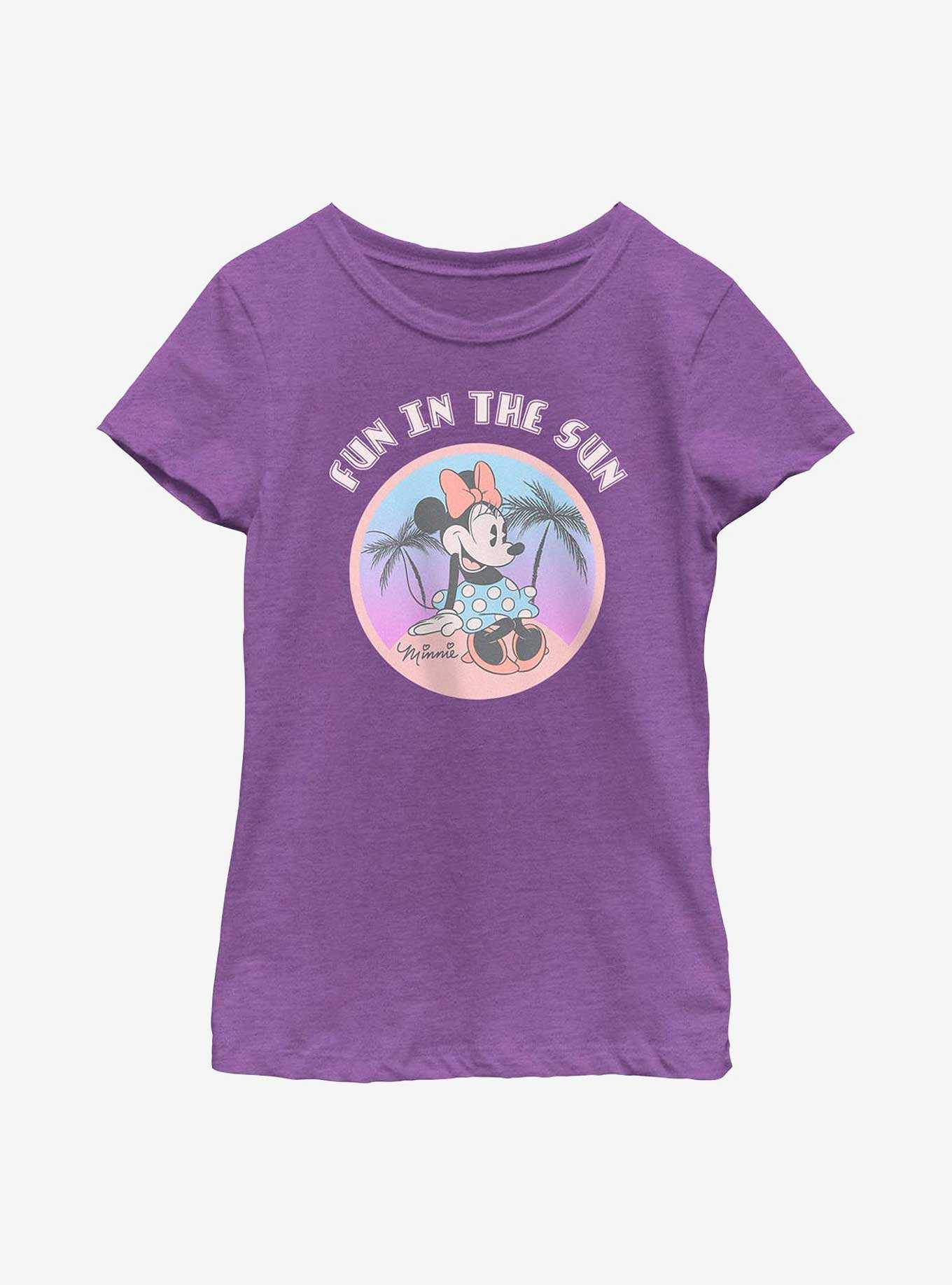 Disney Minnie Mouse Fun In The Sun Youth Girls T-Shirt, , hi-res