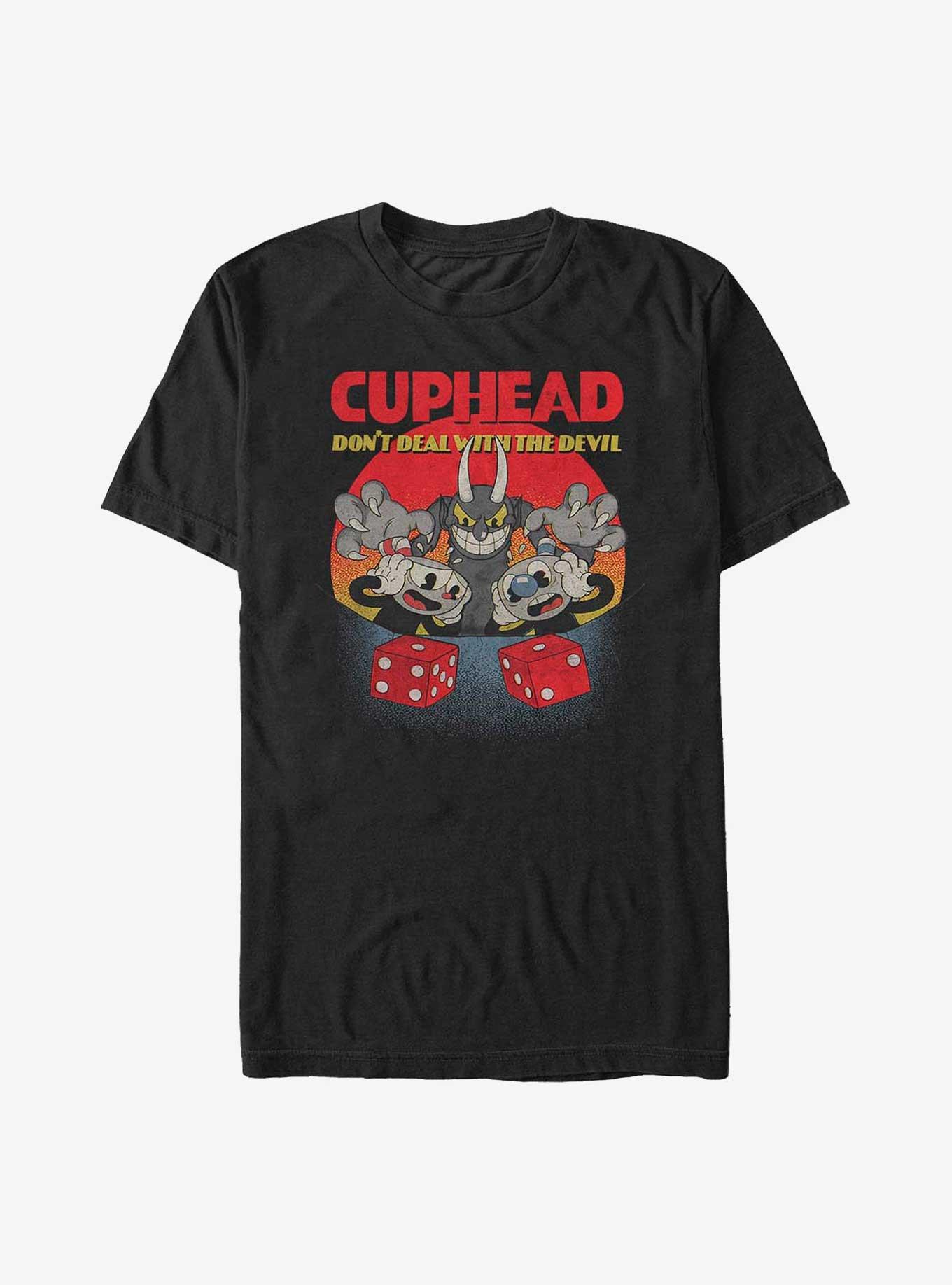 Cuphead Don't Deal With The Devil Big & Tall T-Shirt, , hi-res