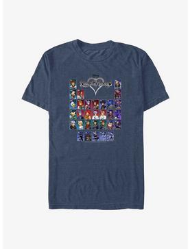 Disney Kingdom Hearts Table of Characters Big & Tall T-Shirt, , hi-res