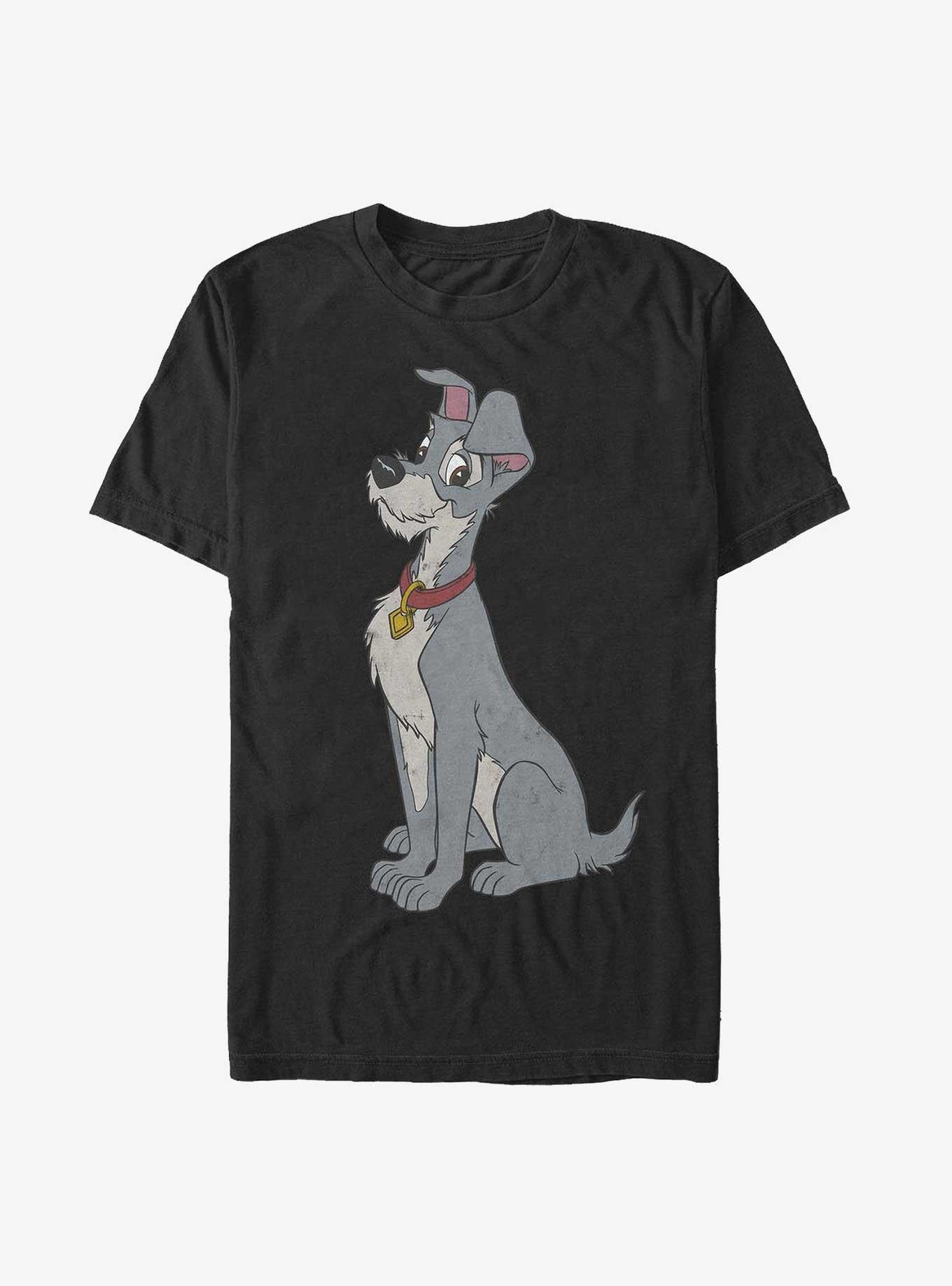 Disney Lady and the Tramp Big Dog Tramp Big & Tall T-Shirt, BLACK, hi-res