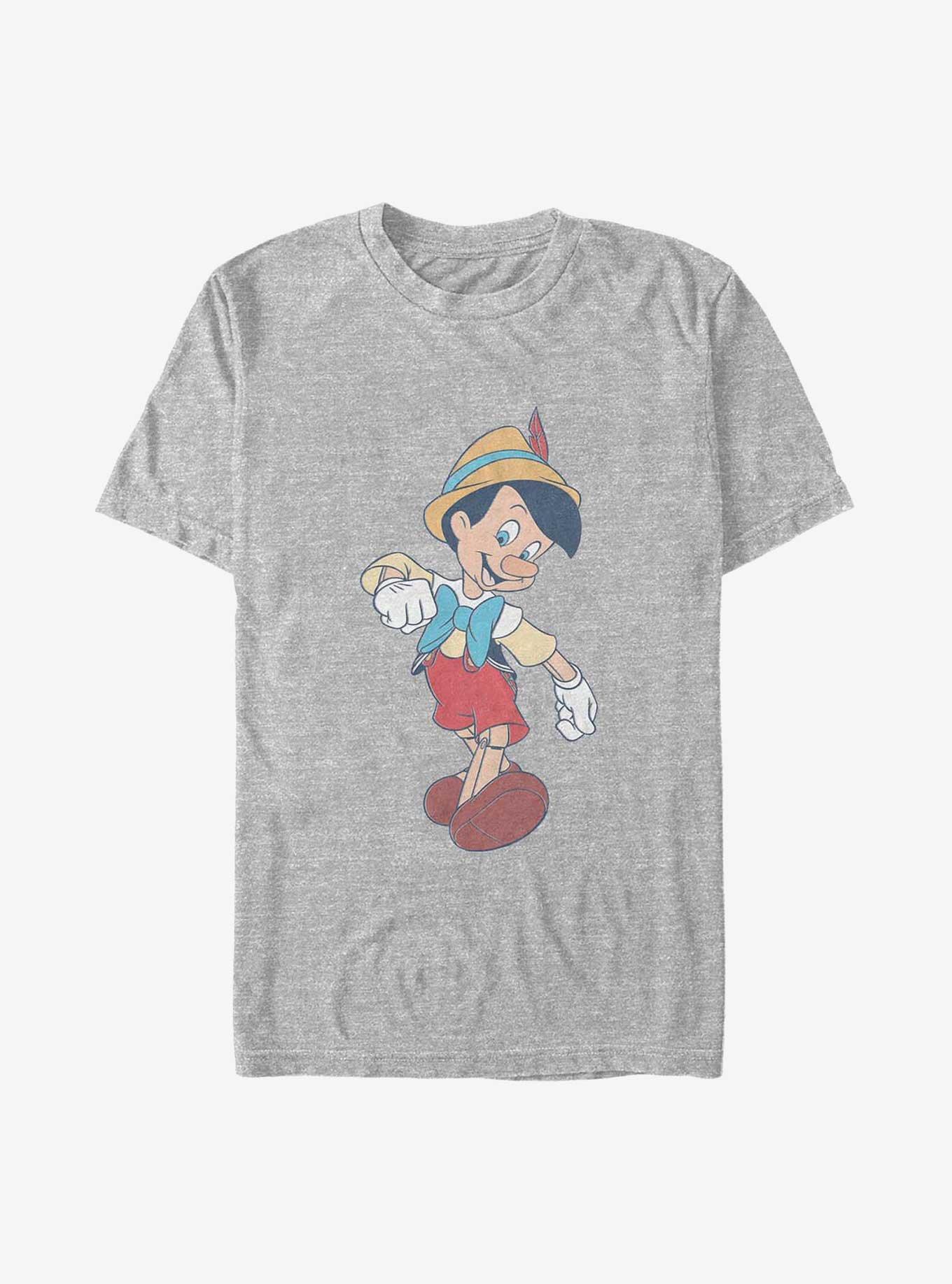 Disney Pinocchio Vintage Pinocchio Big & Tall T-Shirt, ATH HTR, hi-res