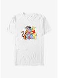 Disney Winnie The Pooh Group Hug Big & Tall T-Shirt, WHITE, hi-res