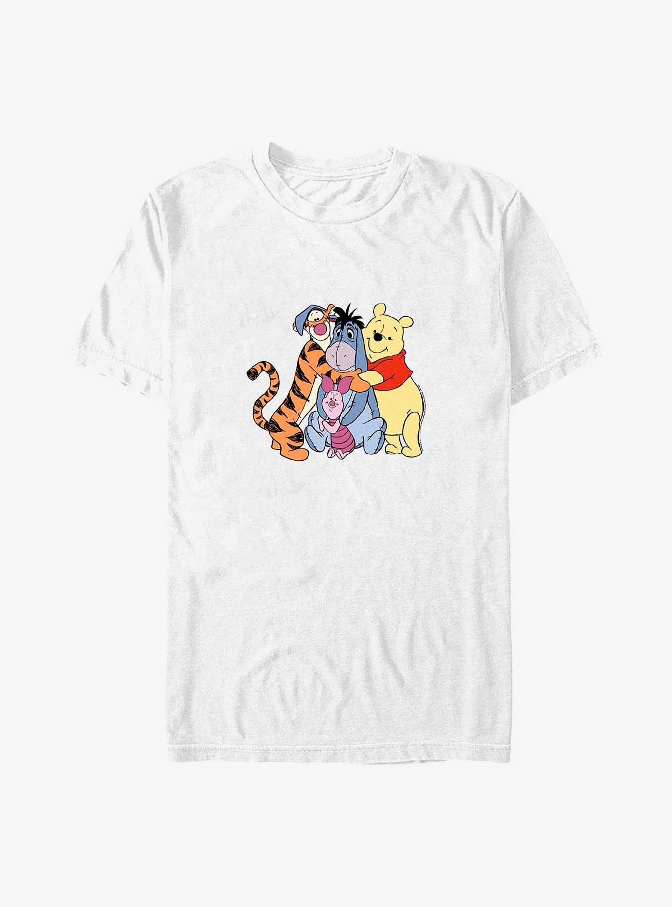 Disney Winnie The Pooh Group Hug Big & Tall T-Shirt, WHITE, hi-res