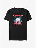 Courage the Cowardly Dog Courage Cave Big & Tall T-Shirt, BLACK, hi-res