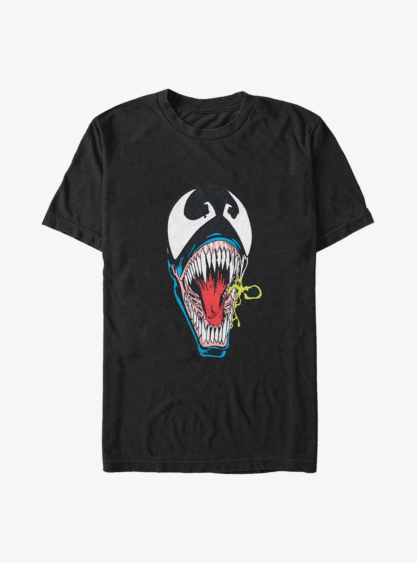 Marvel Spider-Man Retro Venom Face Big & Tall T-Shirt, BLACK, hi-res