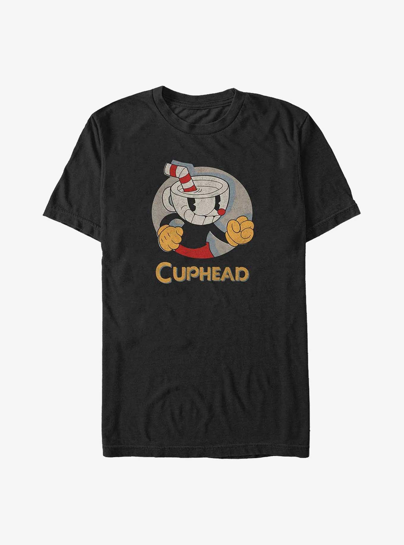Cuphead Vintage Cuphead Stamp Big & Tall T-Shirt