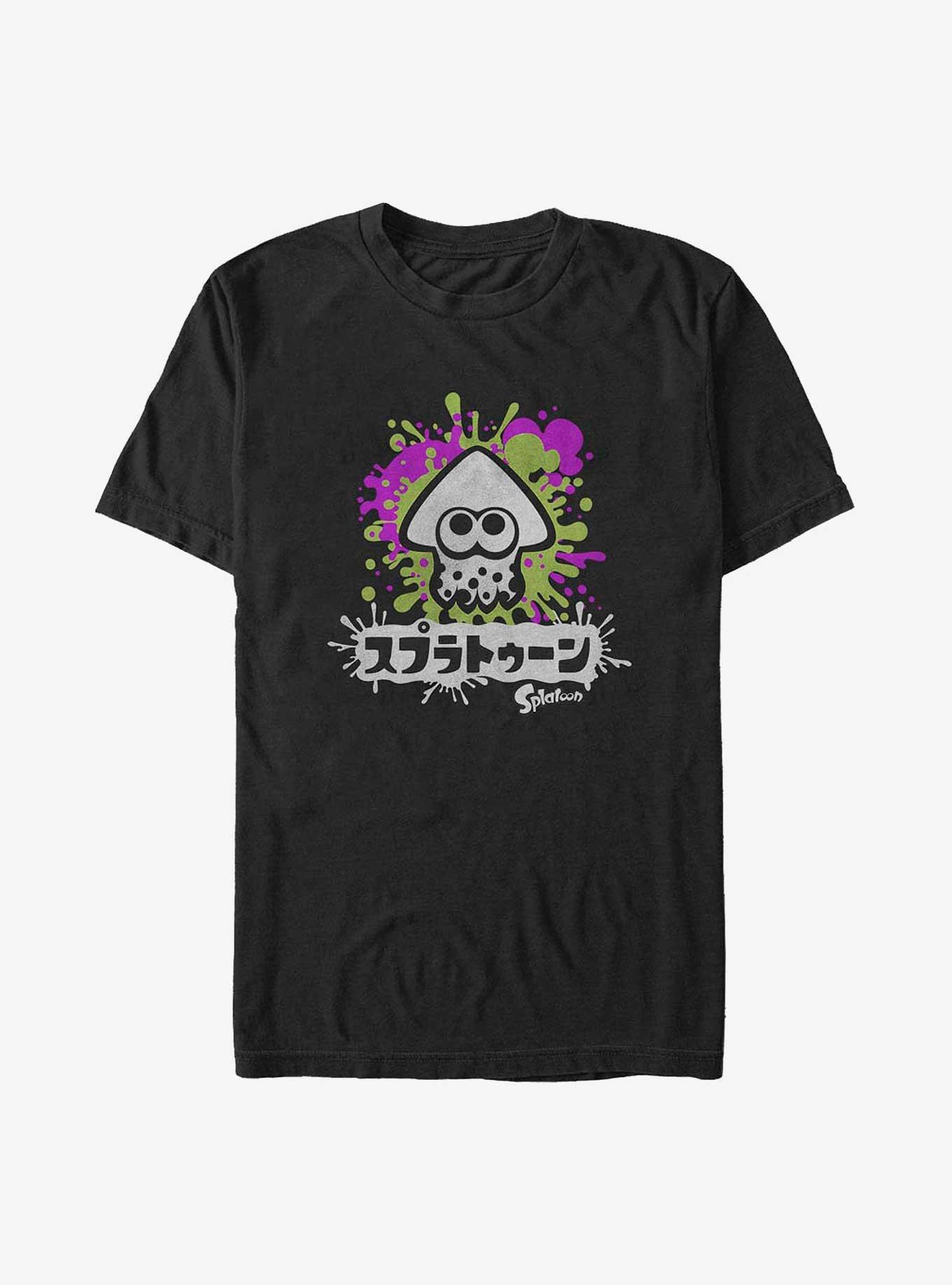 Nintendo Splatoon Inkling Big & Tall T-Shirt, BLACK, hi-res