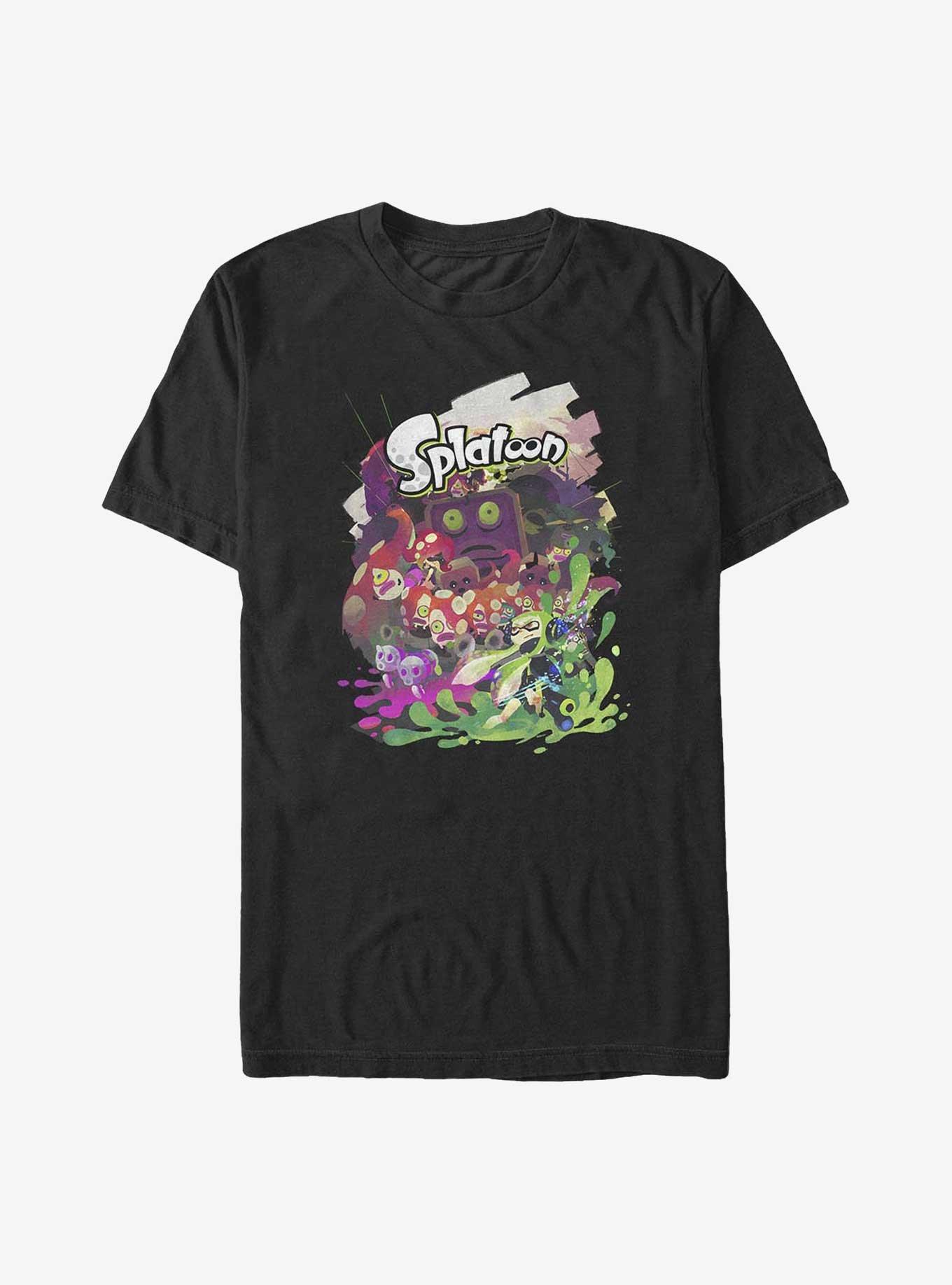 Nintendo Splatoon Splat Single Big & Tall T-Shirt, BLACK, hi-res