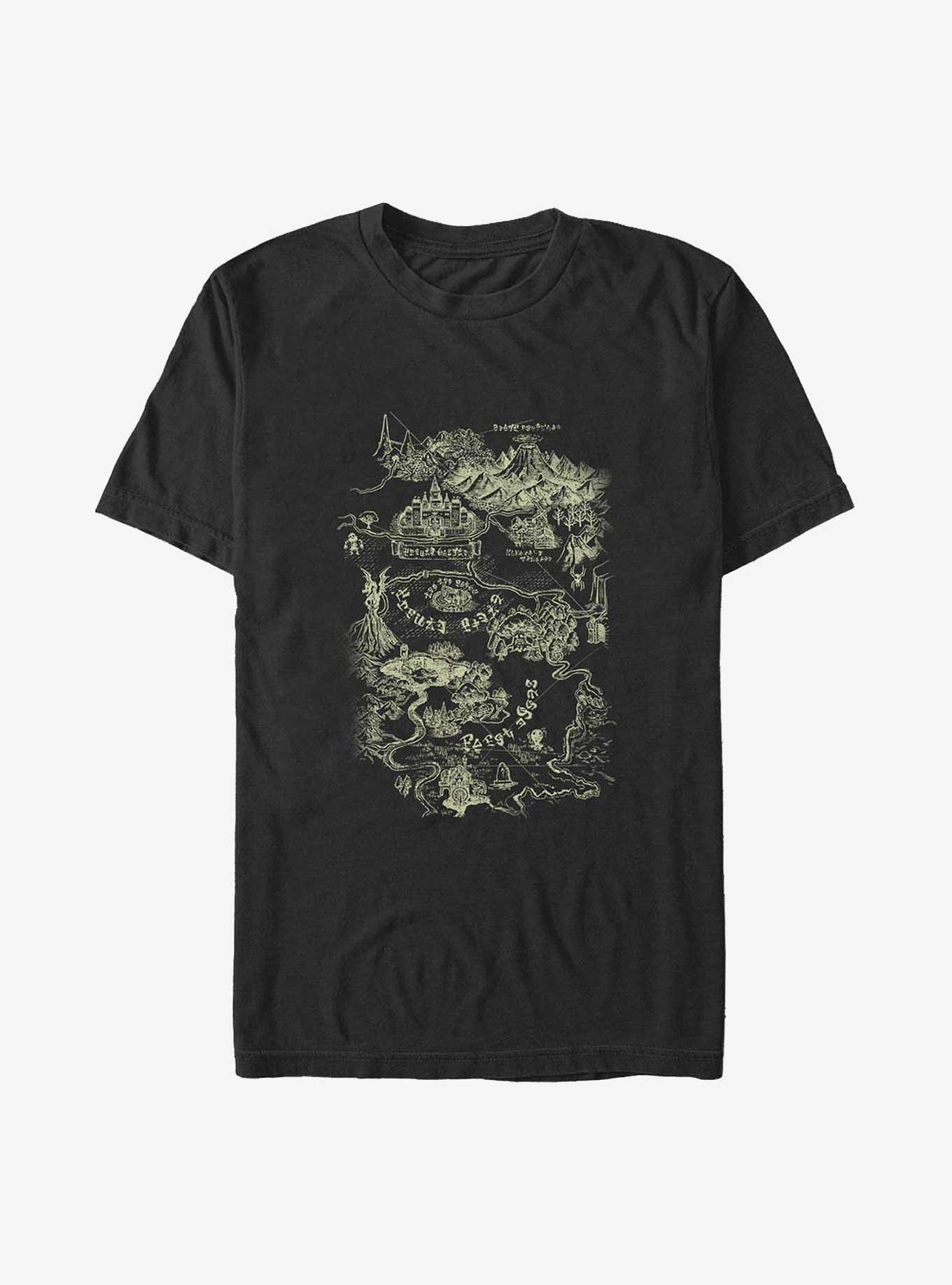 Nintendo The Map Big & Tall T-Shirt, BLACK, hi-res