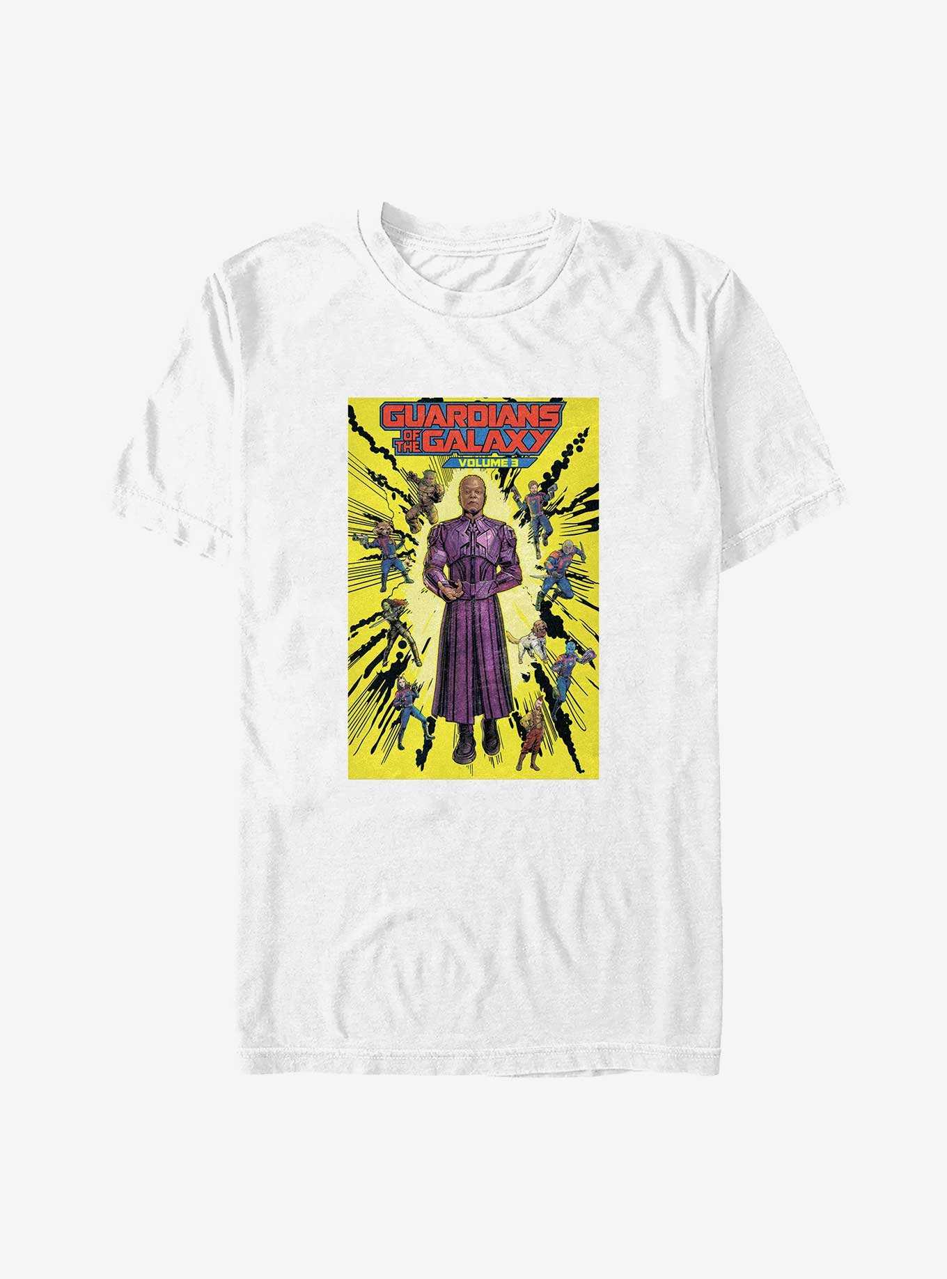 Marvel Guardians of the Galaxy Vol. 3 Evolutionary Hero Groupshot Big & Tall T-Shirt, , hi-res