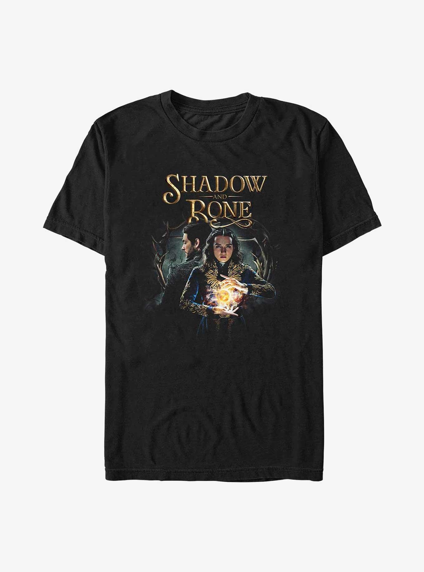 Shadow and Bone Light And Shadow Big & Tall T-Shirt, BLACK, hi-res