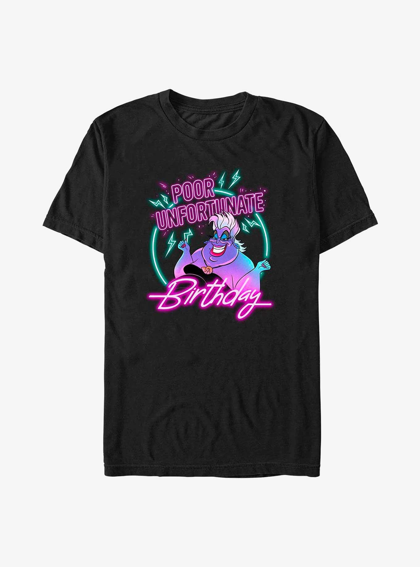 Disney The Little Mermaid Ursula Unfortunate Birthday Big & Tall T-Shirt, , hi-res