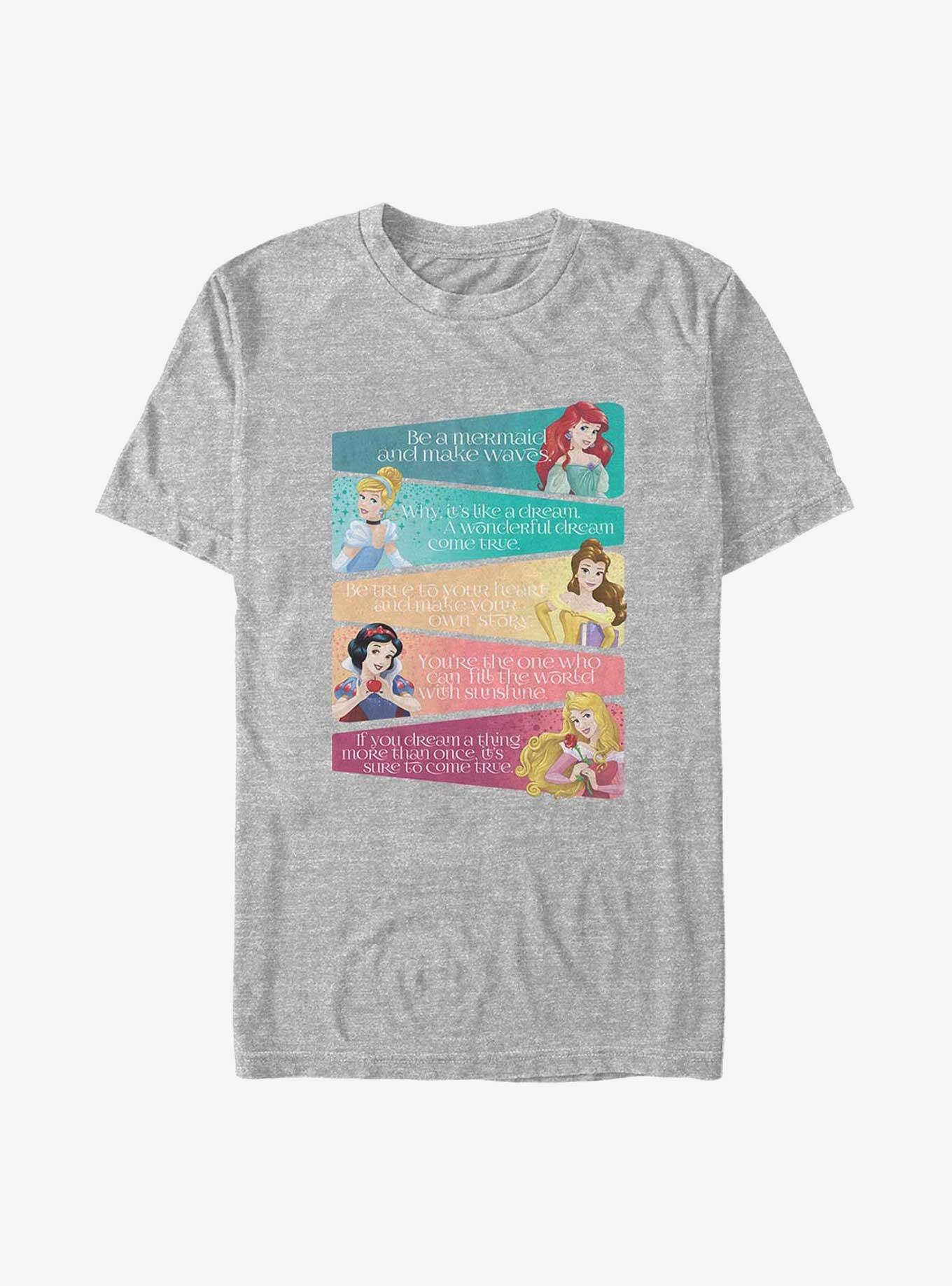 Disney Princesses Princess Adjectives Big & Tall T-Shirt, ATH HTR, hi-res
