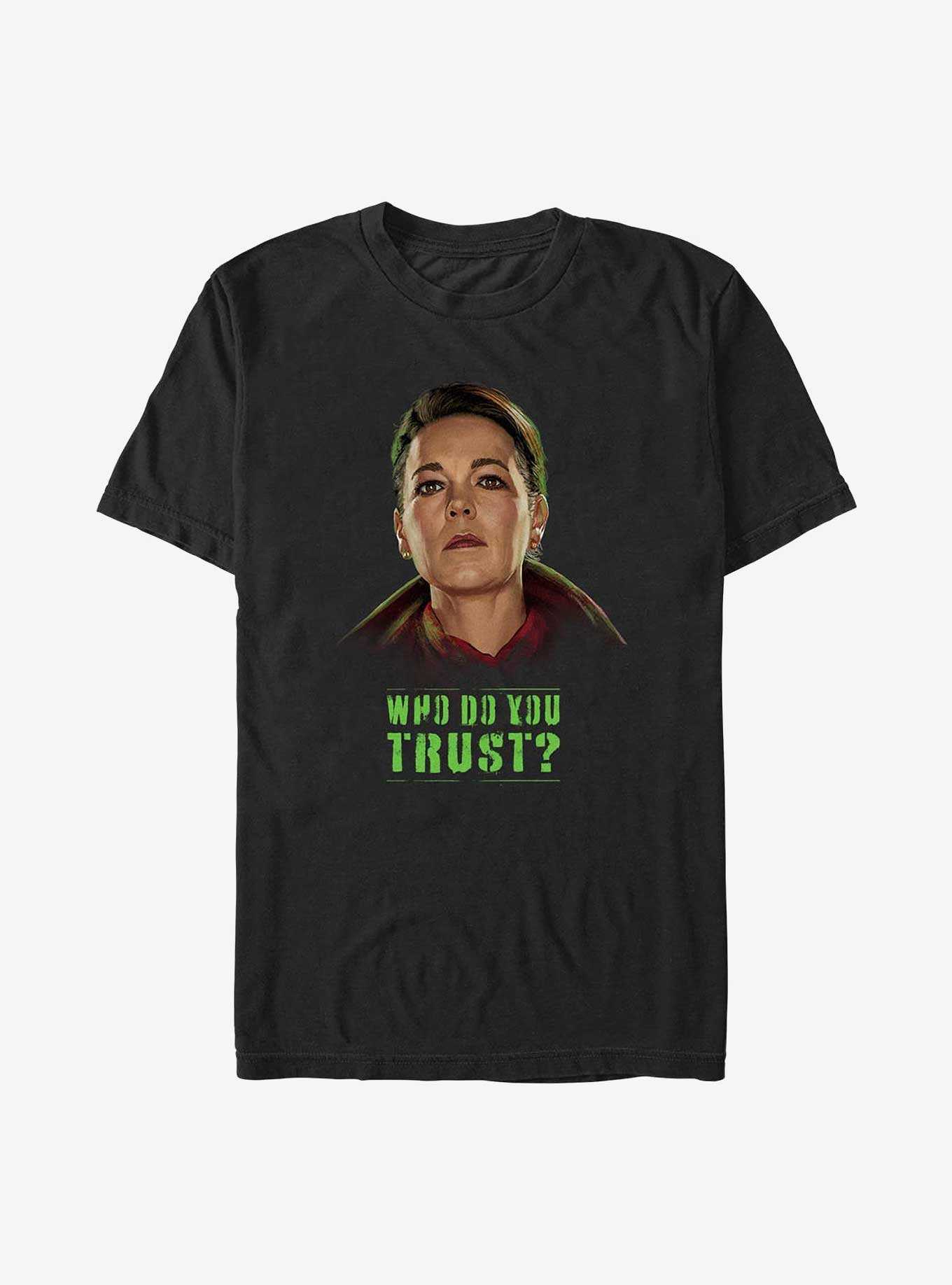 Marvel Secret Invasion Special Agent Sonya Falsworth Who Do You Trust Poster Big & Tall T-Shirt, , hi-res
