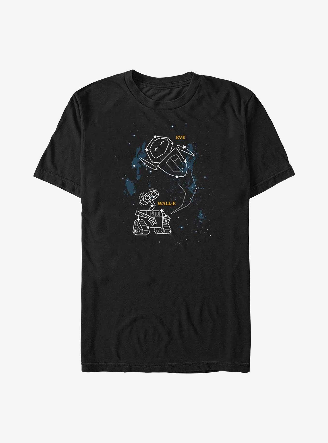 Disney Pixar Wall-E Eve and Wall-E Constellations Big & Tall T-Shirt