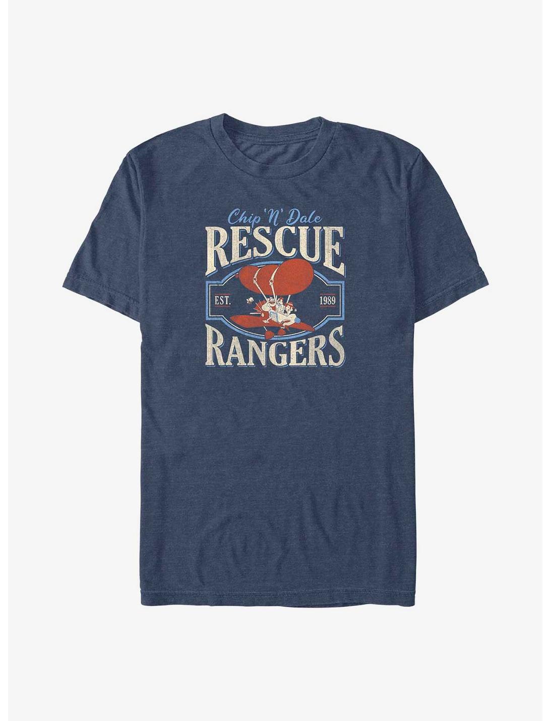 Disney Chip 'n Dale Rescue Rangers Vintage Big & Tall T-Shirt, NAVY HTR, hi-res