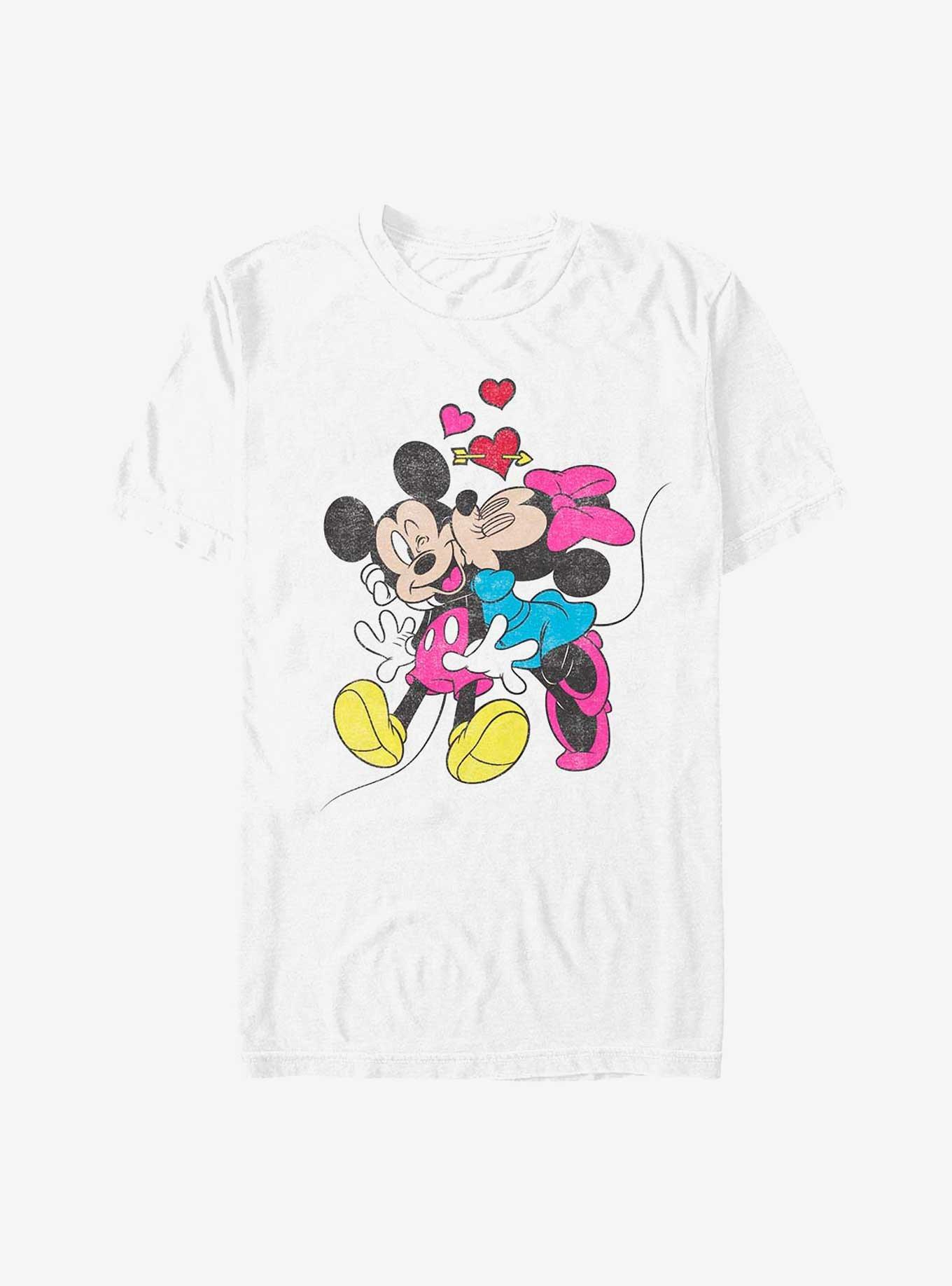 Disney Mickey Mouse Mickey Minnie Love Big & Tall T-Shirt, WHITE, hi-res