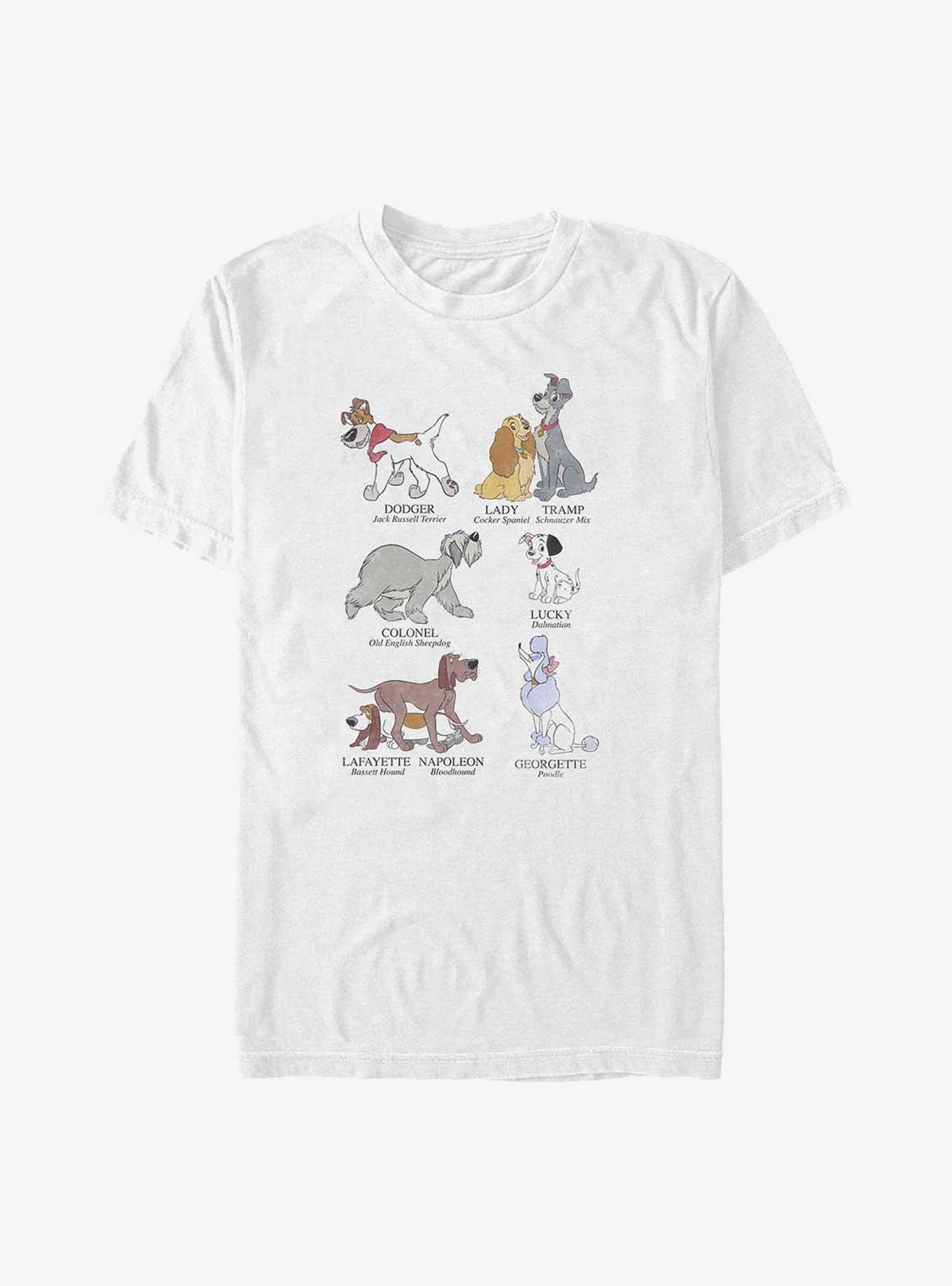 Disney Channel Dog Breeds Big & Tall T-Shirt, , hi-res