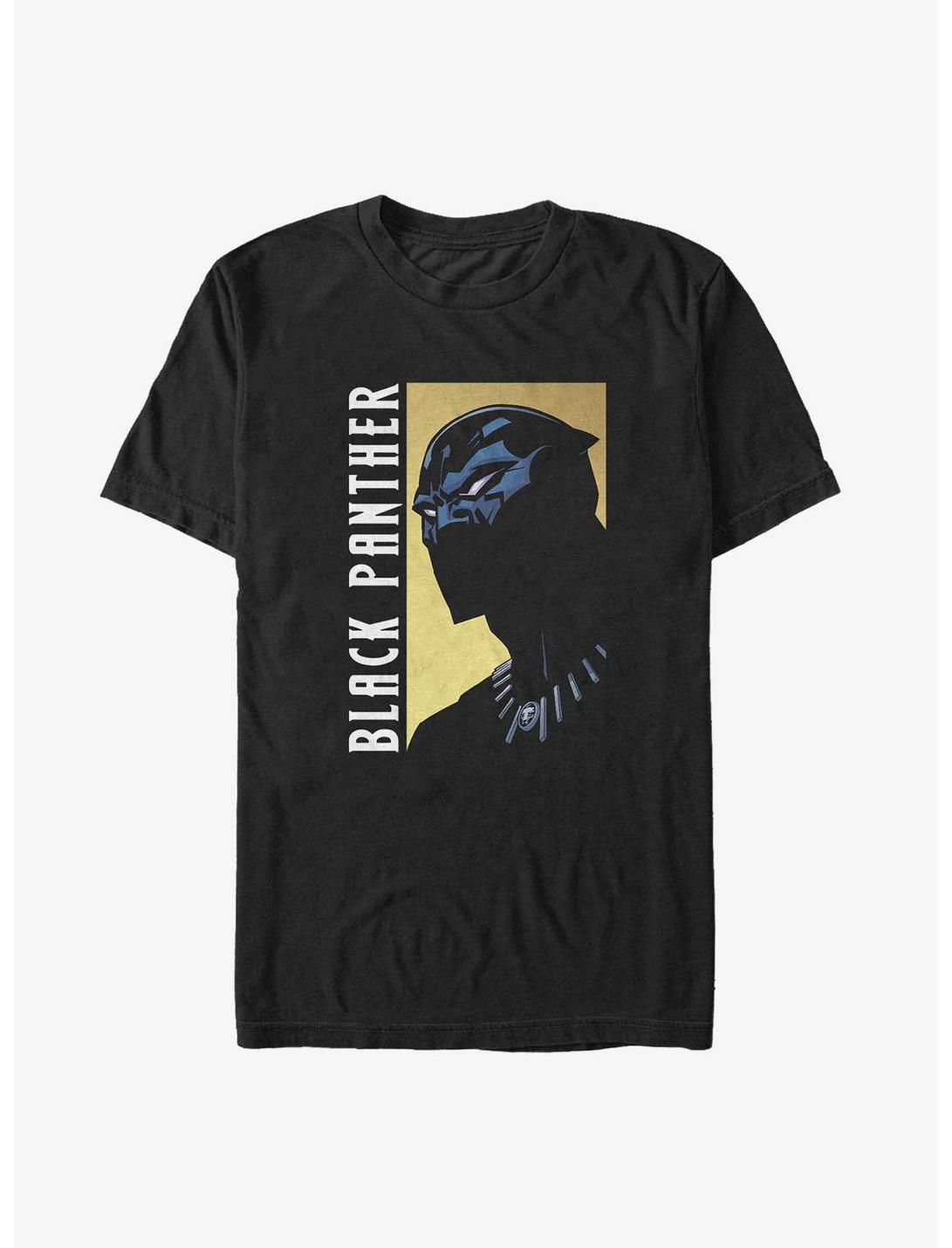 Marvel Black Panther Portrait Poster Big & Tall T-Shirt, BLACK, hi-res