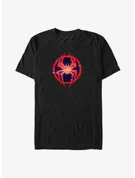 Marvel Spider-Man: Across The Spider-Verse Glitch Spider Symbol Big & Tall T-Shirt, , hi-res
