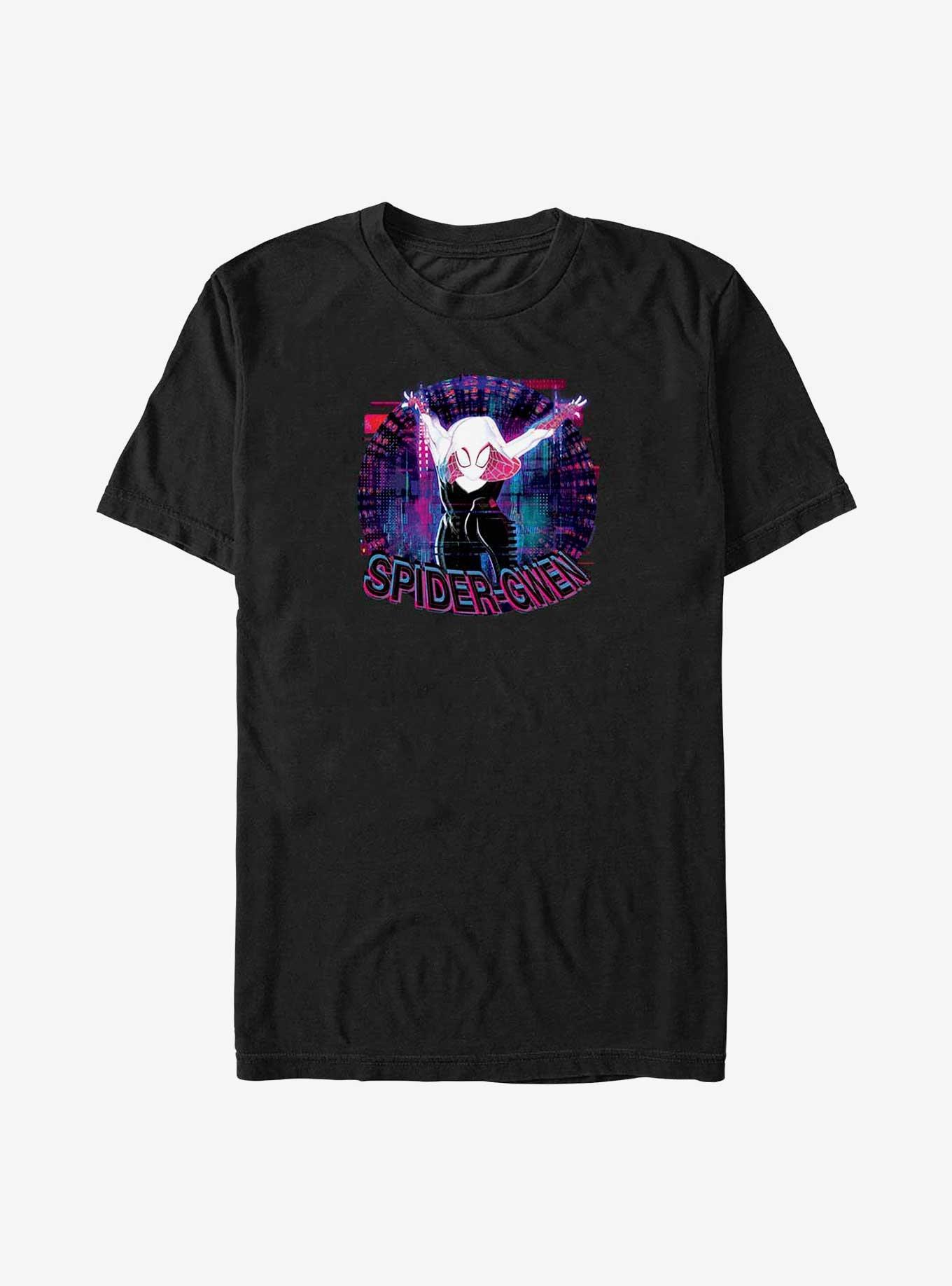 Marvel Spider-Man: Across The Spider-Verse Spider-Gwen Glitch Big & Tall T-Shirt, , hi-res