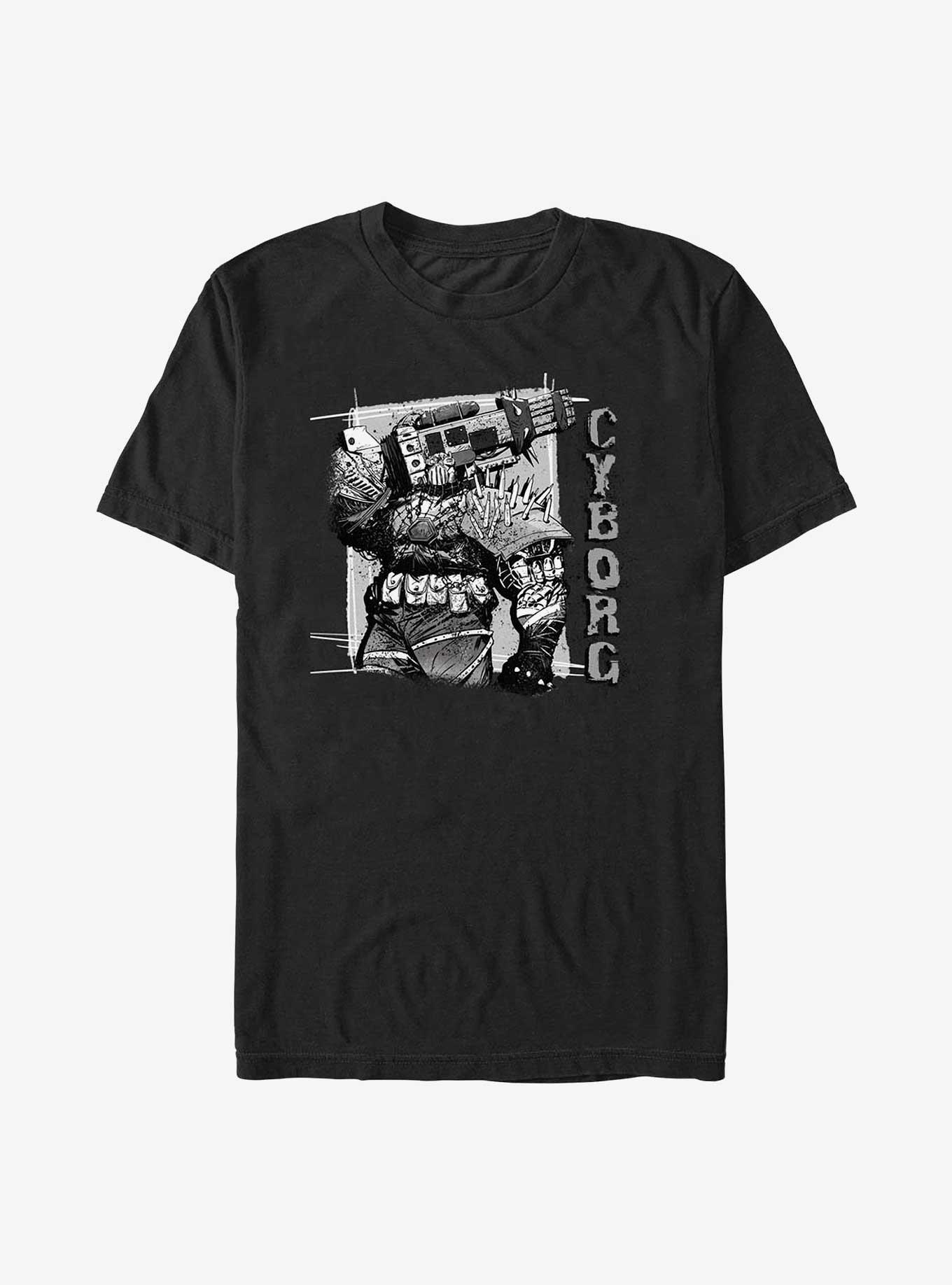 Marvel Spider-Man: Across The Spider-Verse Cyborg Big & Tall T-Shirt, BLACK, hi-res