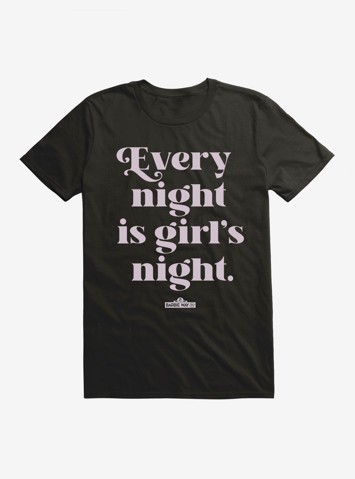 Barbie The Movie Girls Night T-Shirt, BLACK, hi-res