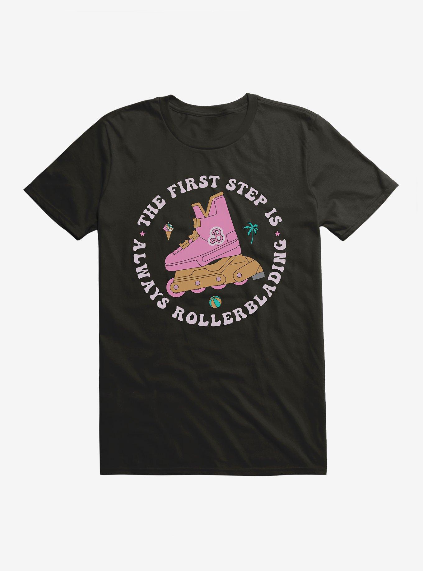 Barbie The Movie Always Rollerblading T-Shirt, BLACK, hi-res