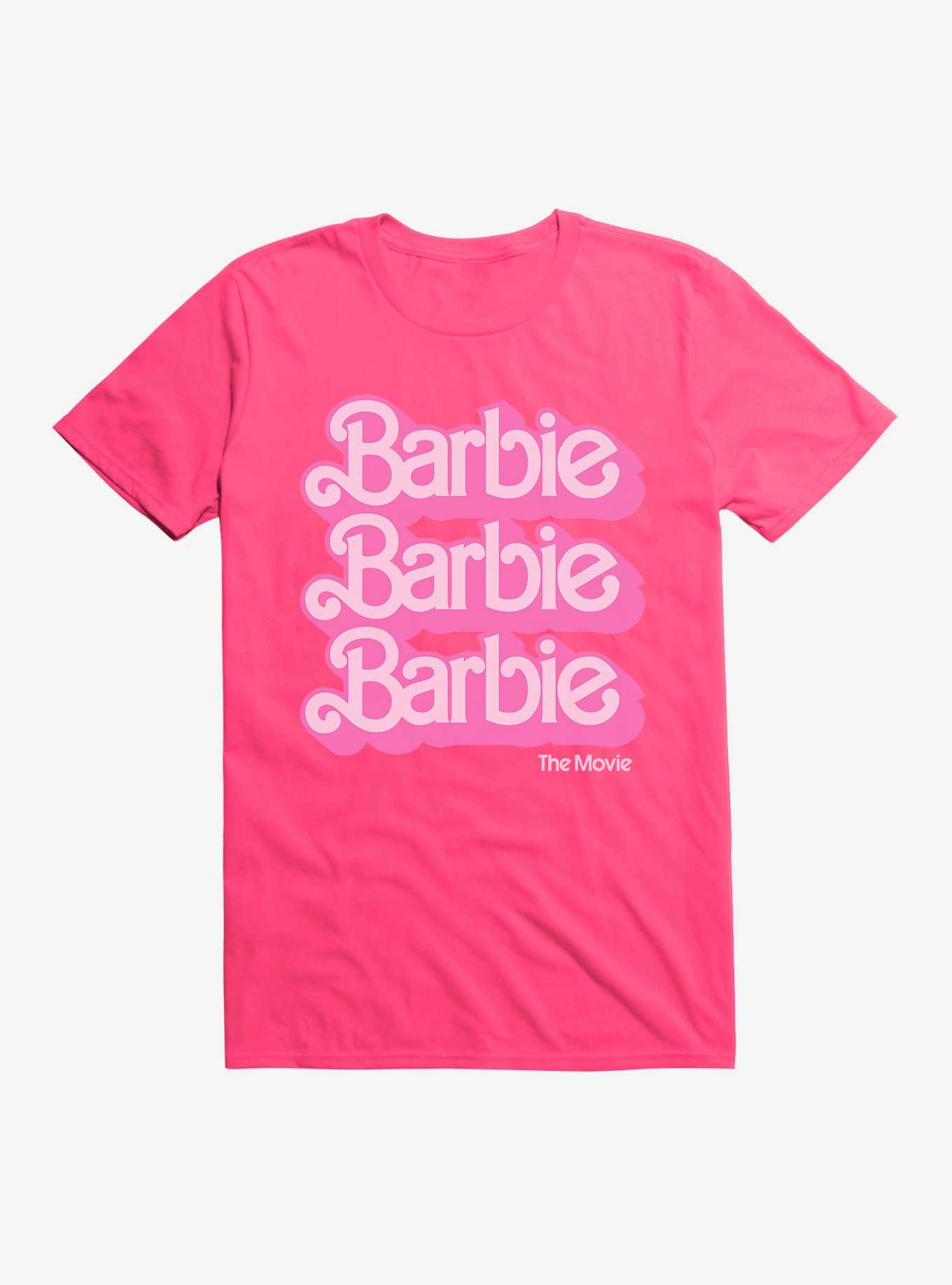 Light pink barbie store shirt